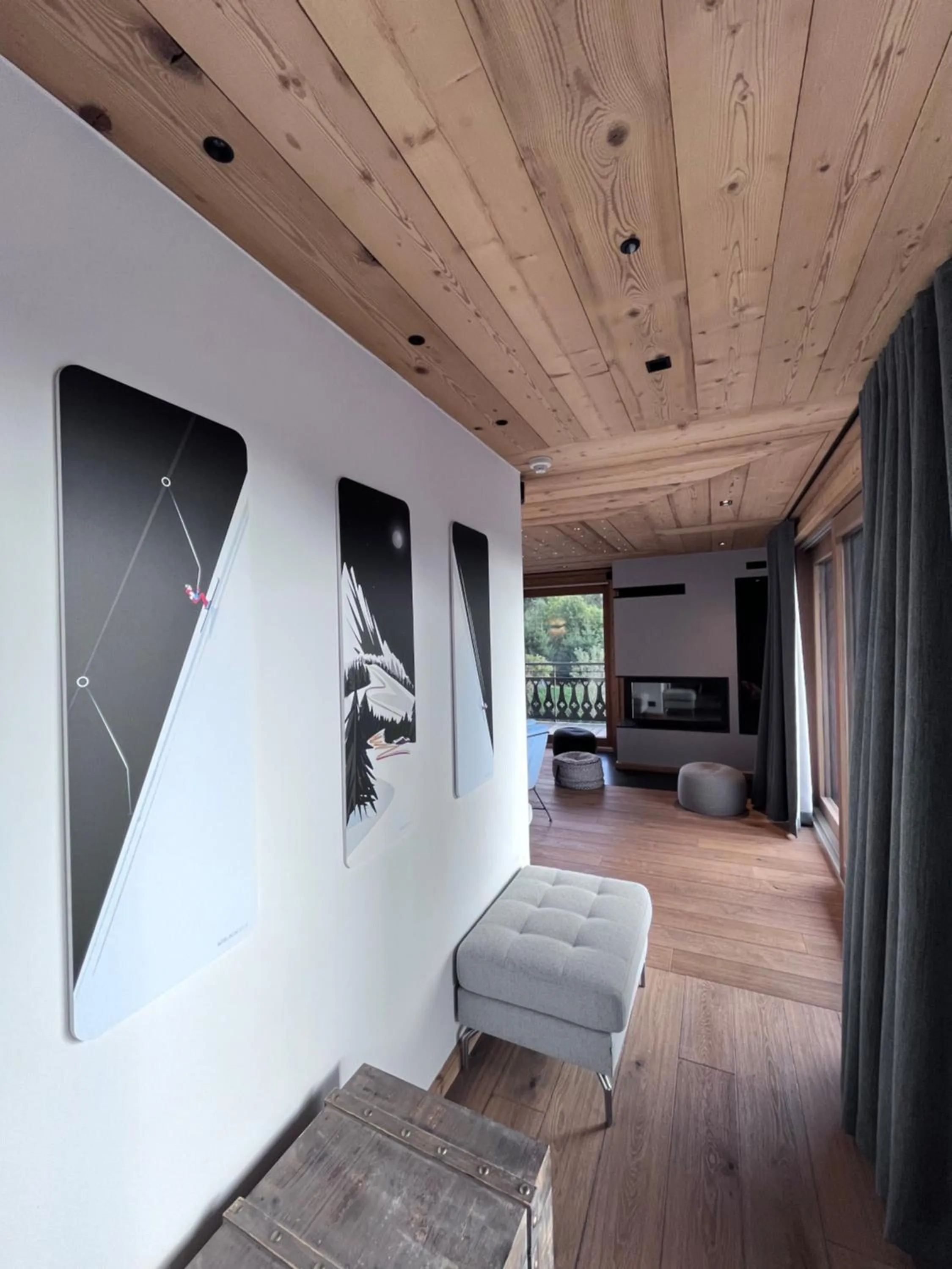 Living room in Chalet Téléporté