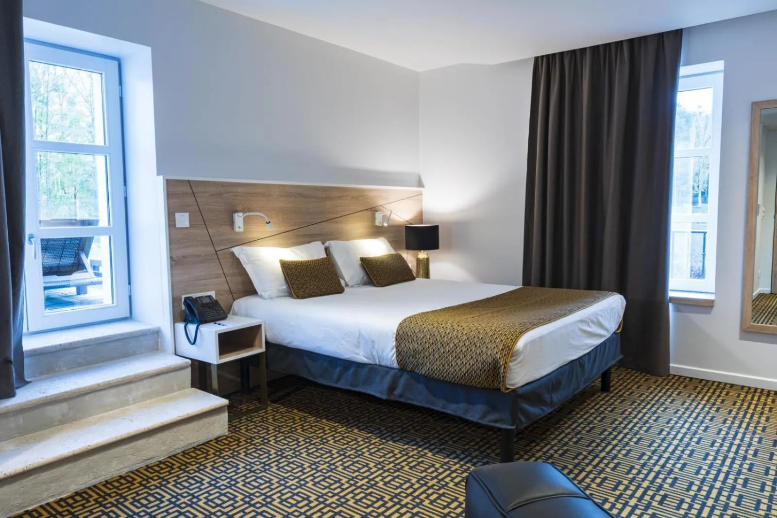 Bedroom, Bed in Le Moulin des Marais