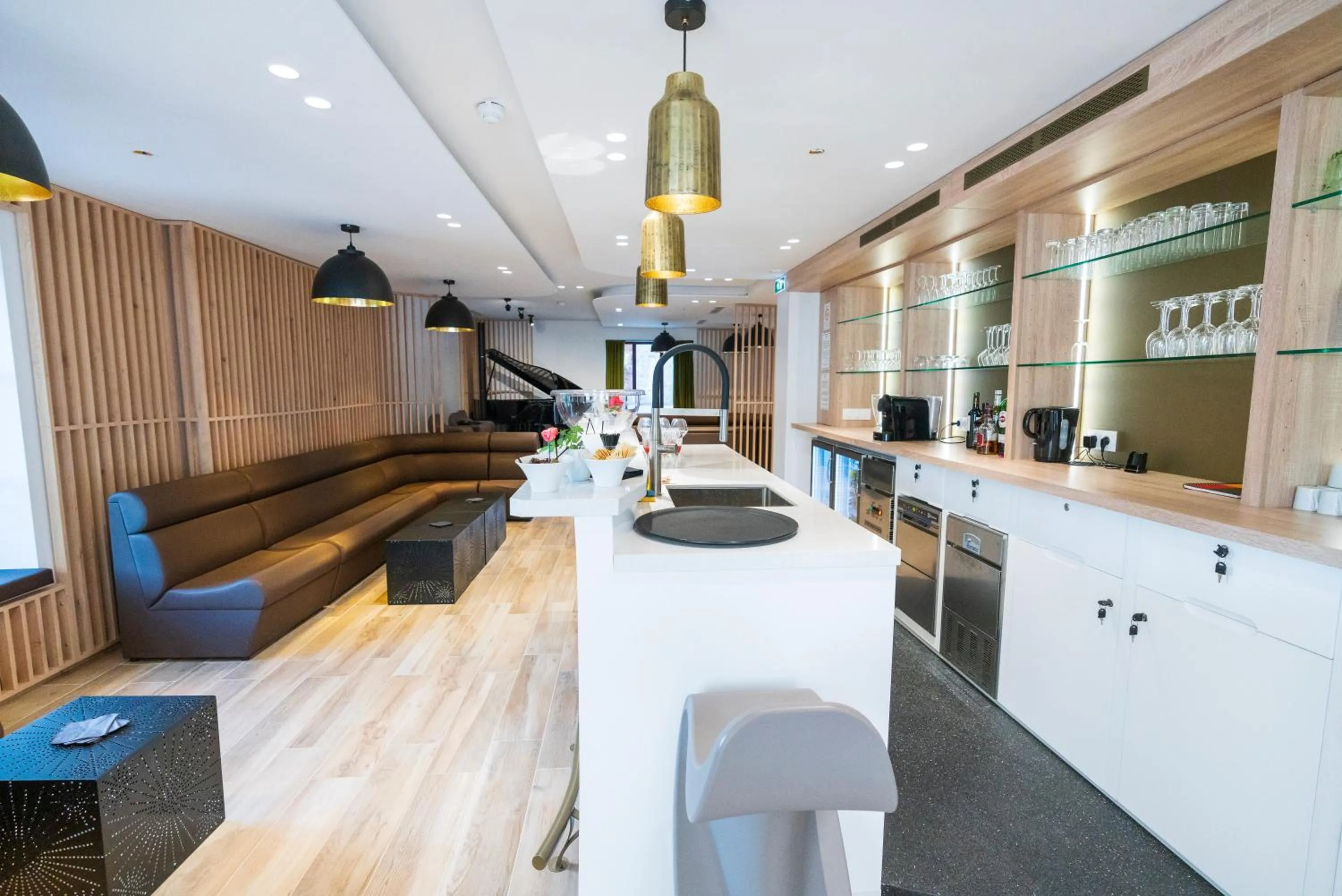 Lounge or bar in Le Moulin des Marais