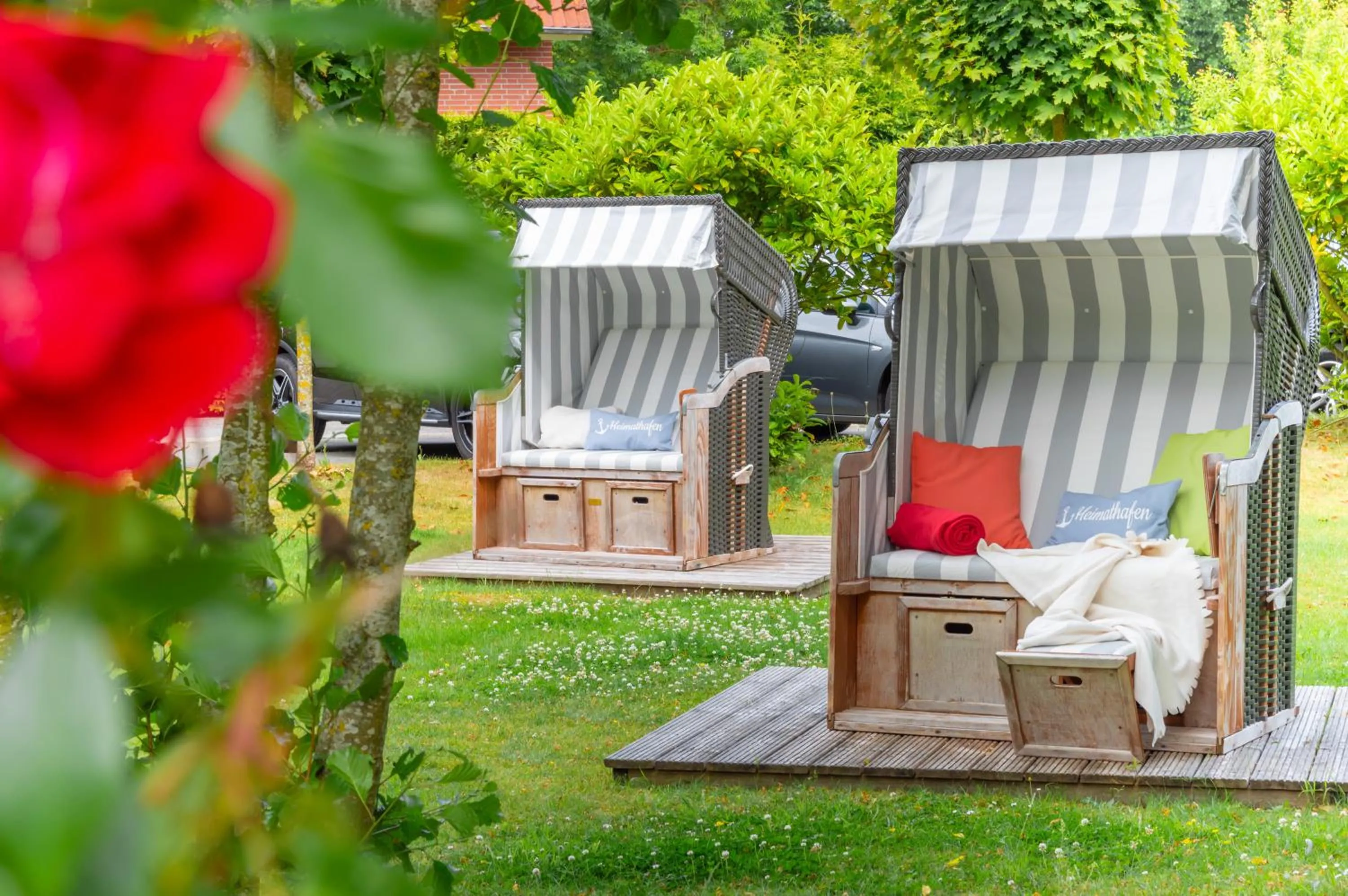Garden in Das Frühstückshotel Sankt Peter-Ording