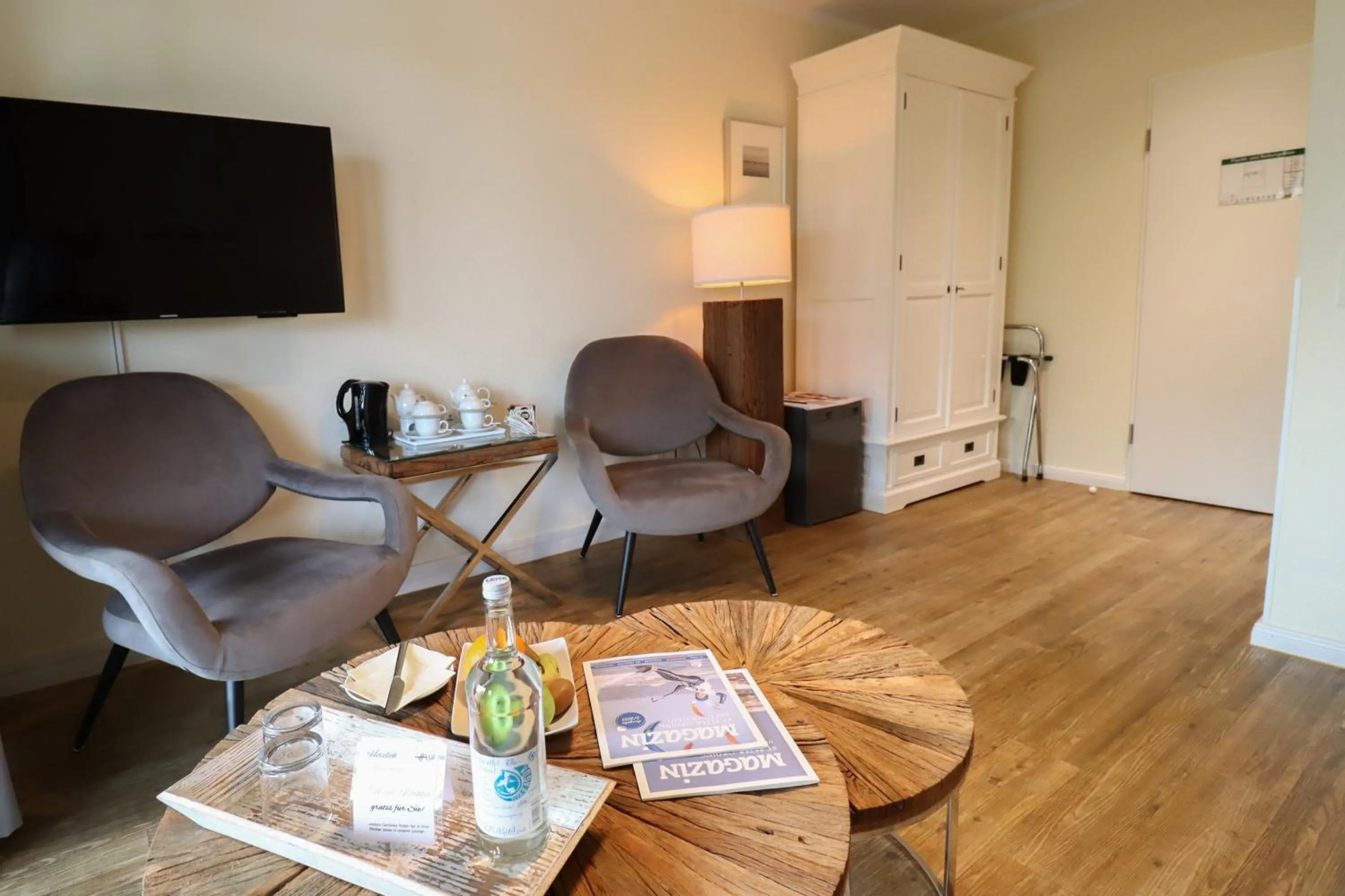 Living room in Das Frühstückshotel Sankt Peter-Ording