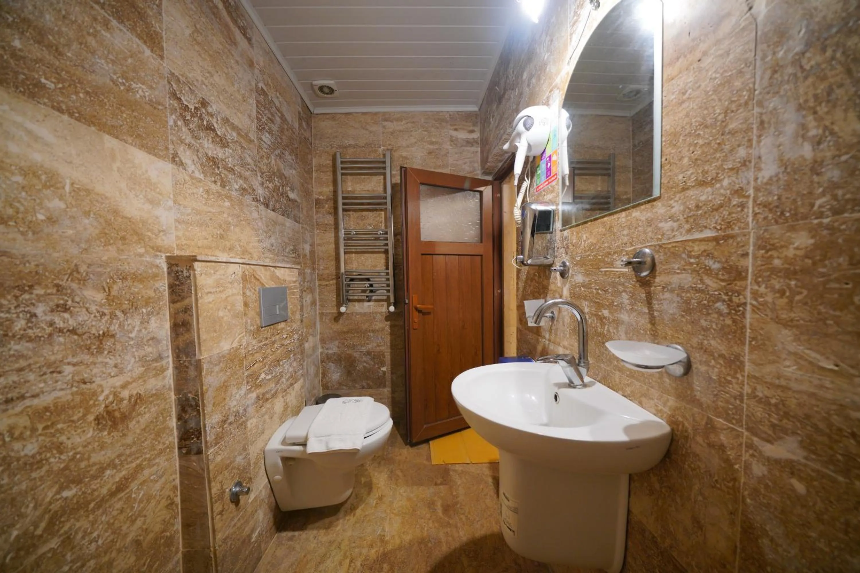 Shower in Lucky Luke Stone House