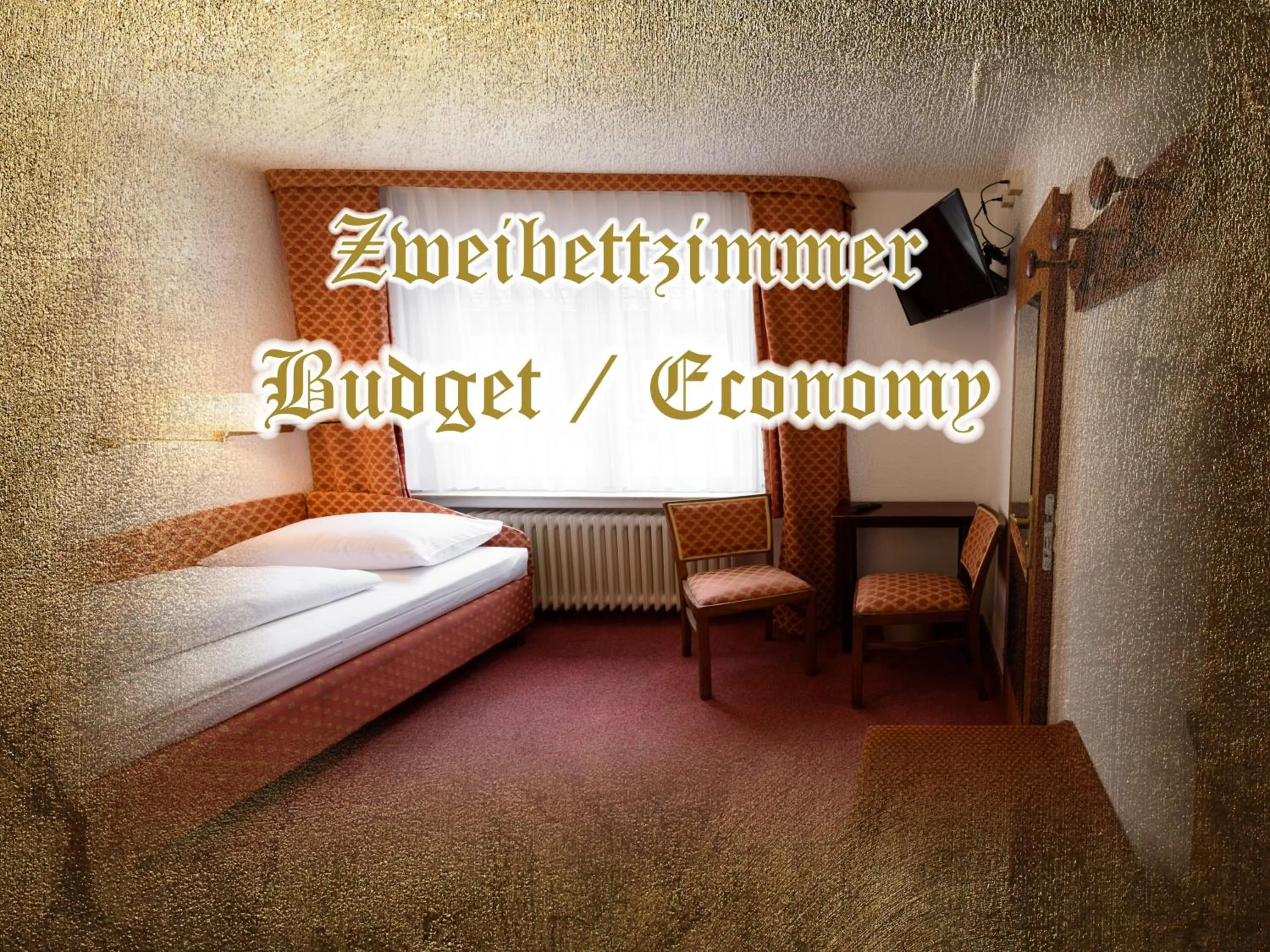 Bedroom, Bed in Burg-Hotel & Hostel Cochem