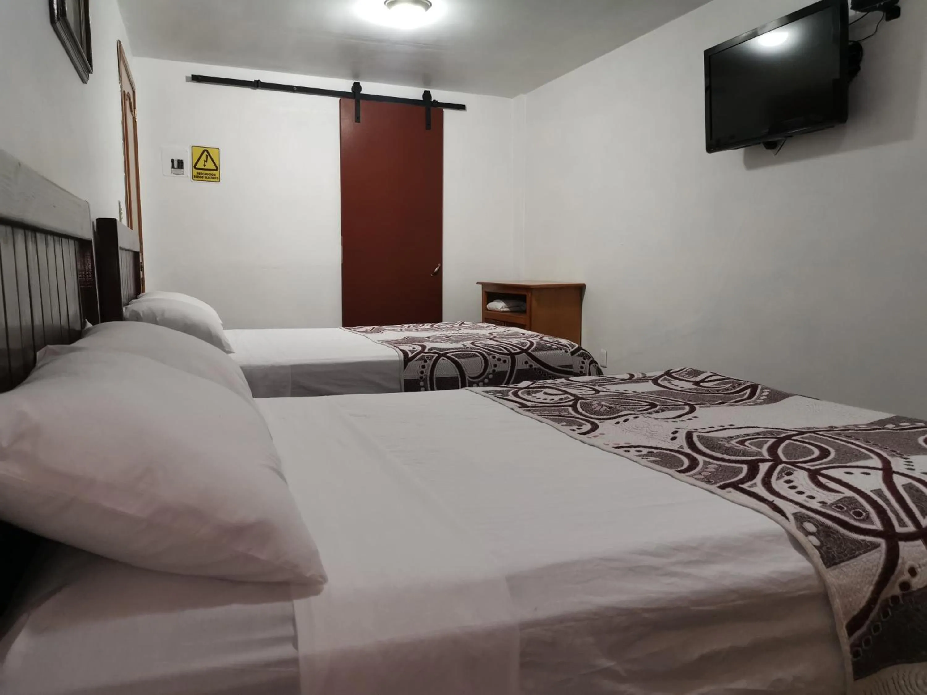 Bed in Hotel CALLI YOLOTL Teotihuacan