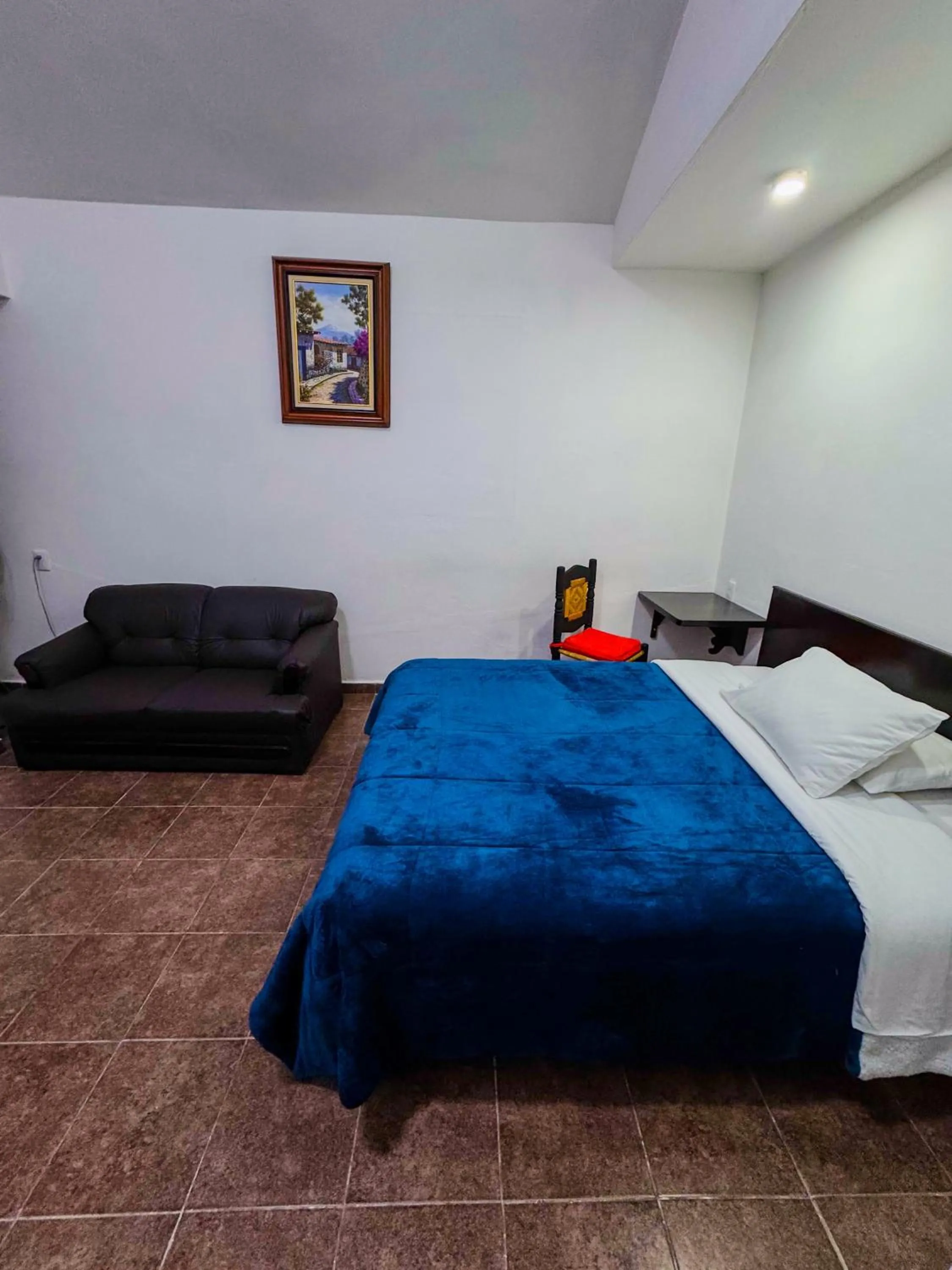 Bed in Hotel CALLI YOLOTL Teotihuacan