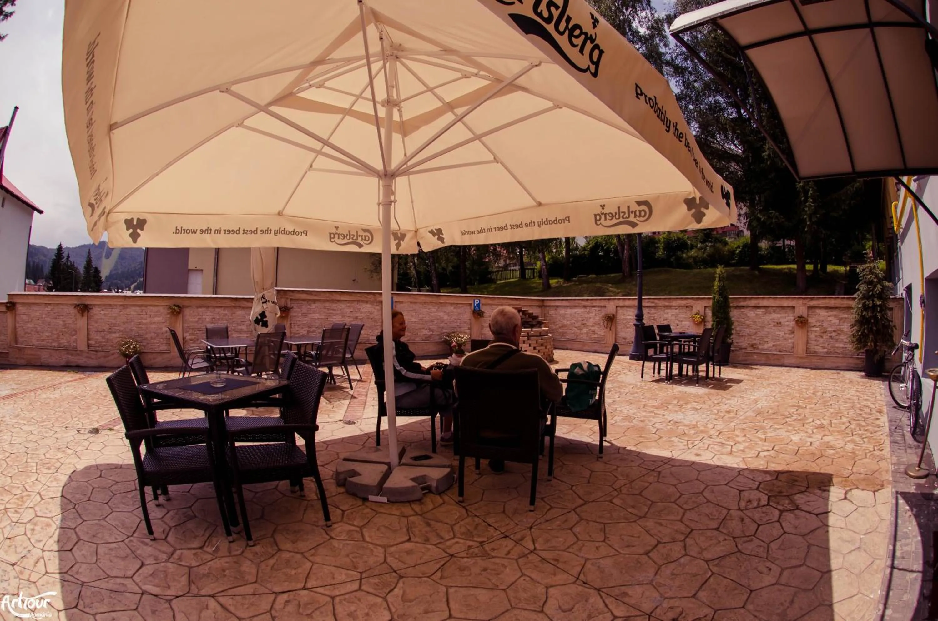 Garden in Hotel Bulevard Predeal