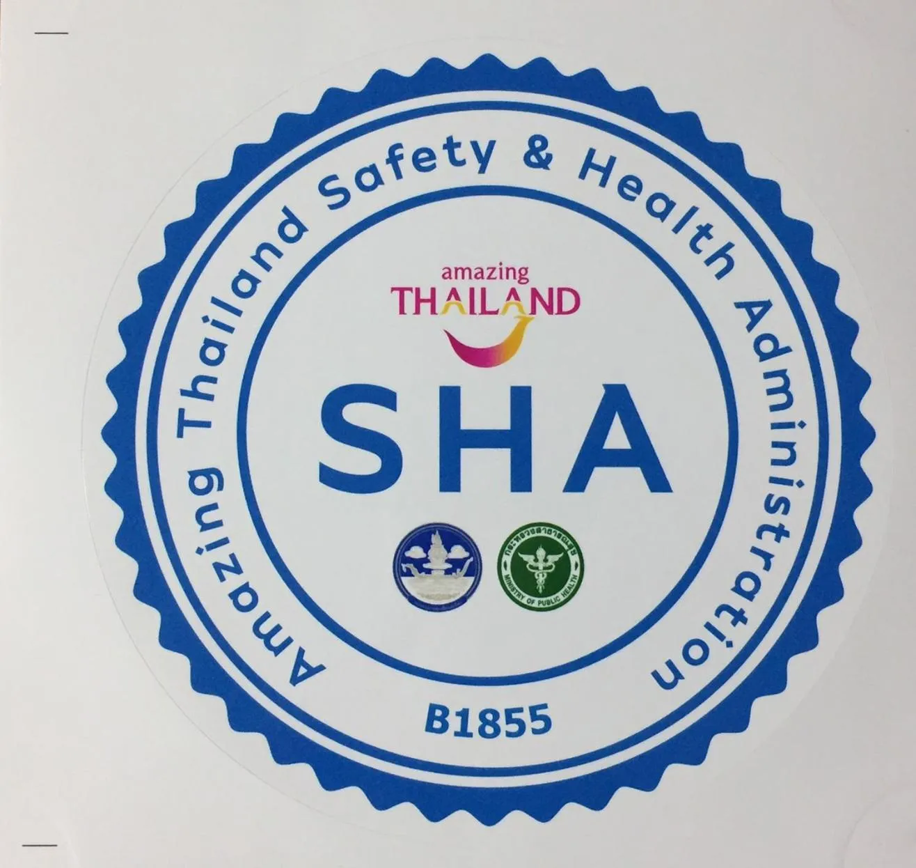 Logo/Certificate/Sign in KOS Hotel Suvarnabhumi Airport -SHA Extra Plus