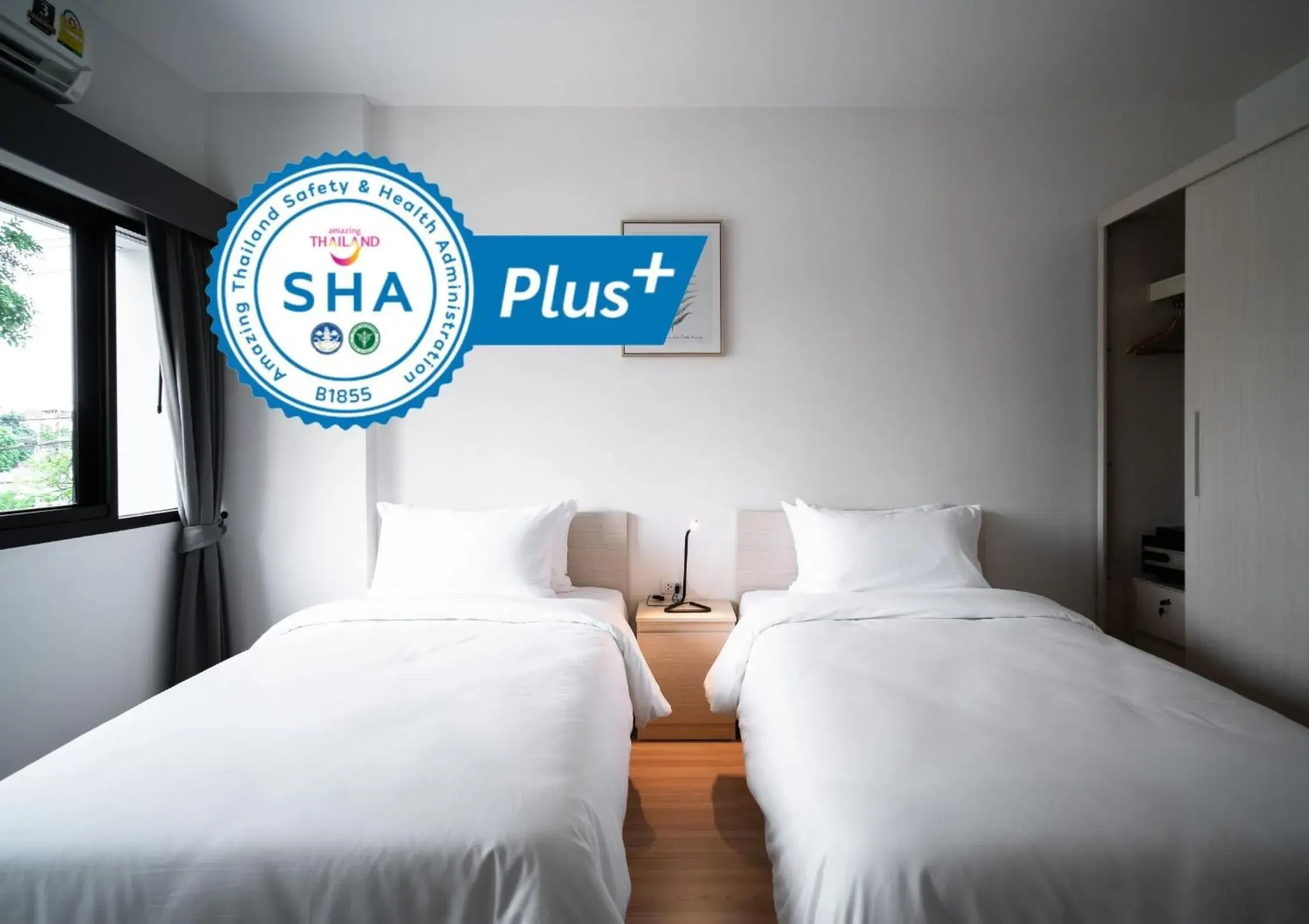 Bed in KOS Hotel Suvarnabhumi Airport -SHA Extra Plus Bed in KOS Hotel Suvarnabhumi Airport -SHA Extra Plus