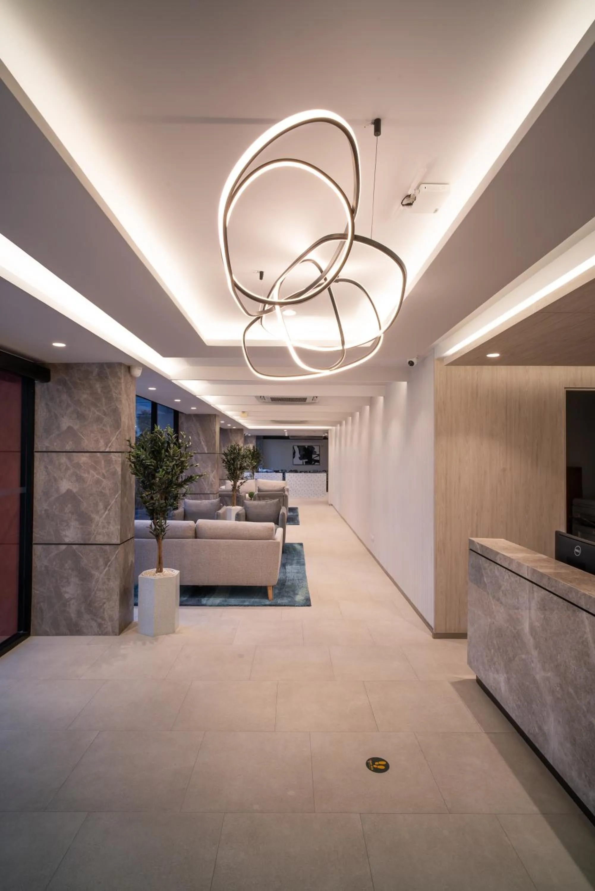 Seating area in KOS Hotel Suvarnabhumi Airport -SHA Extra Plus