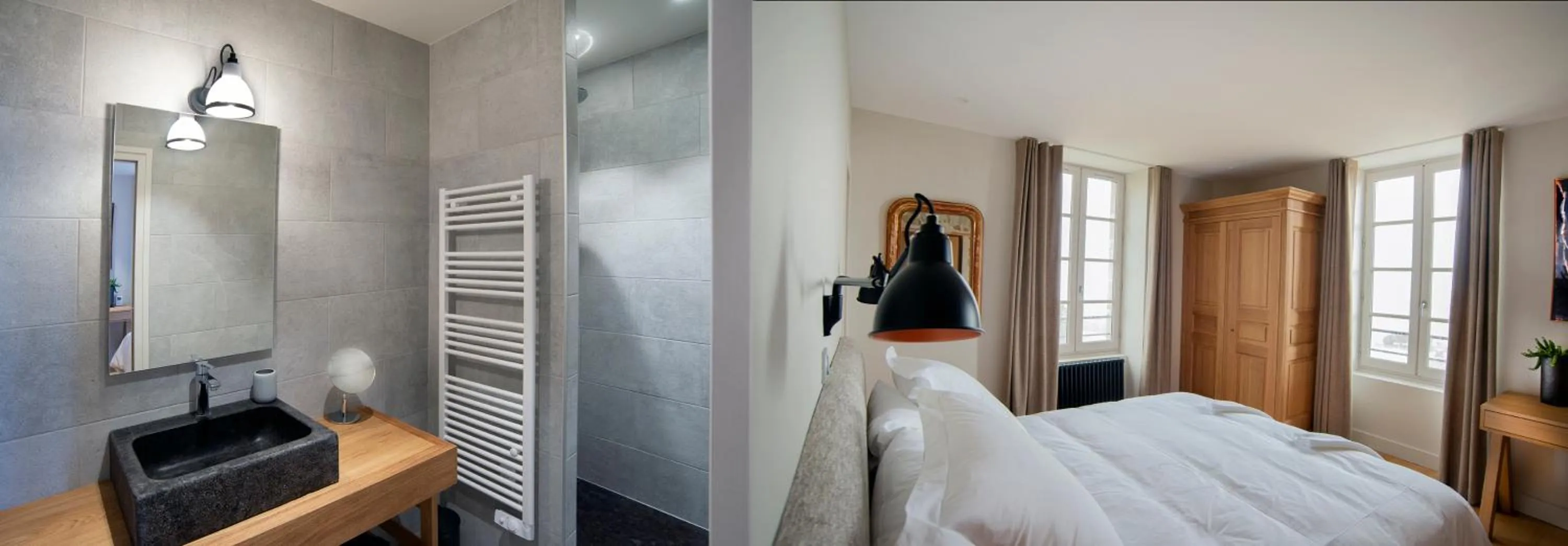 Bathroom in The view of Montpeyroux