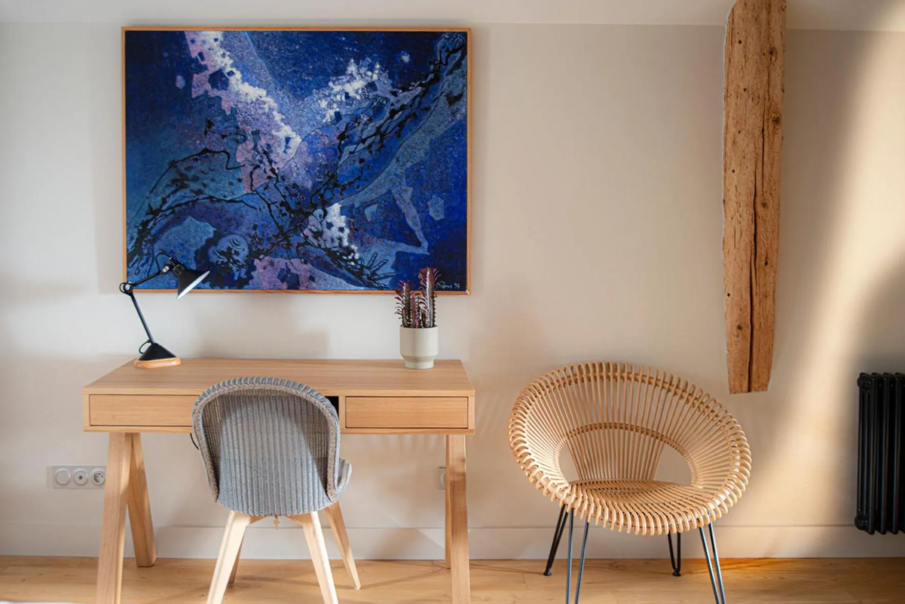 Decorative detail in The view of Montpeyroux