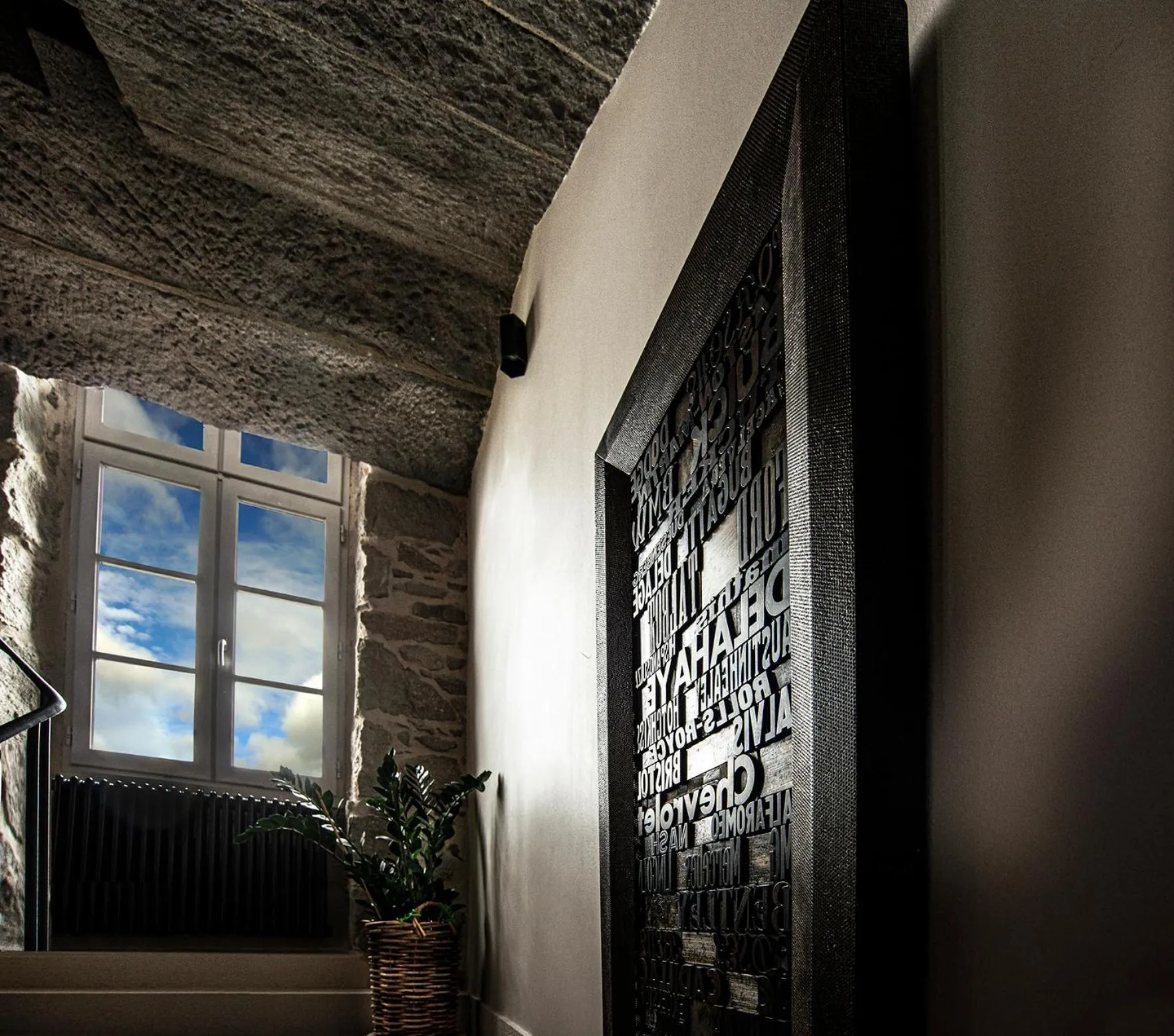 Decorative detail in The view of Montpeyroux