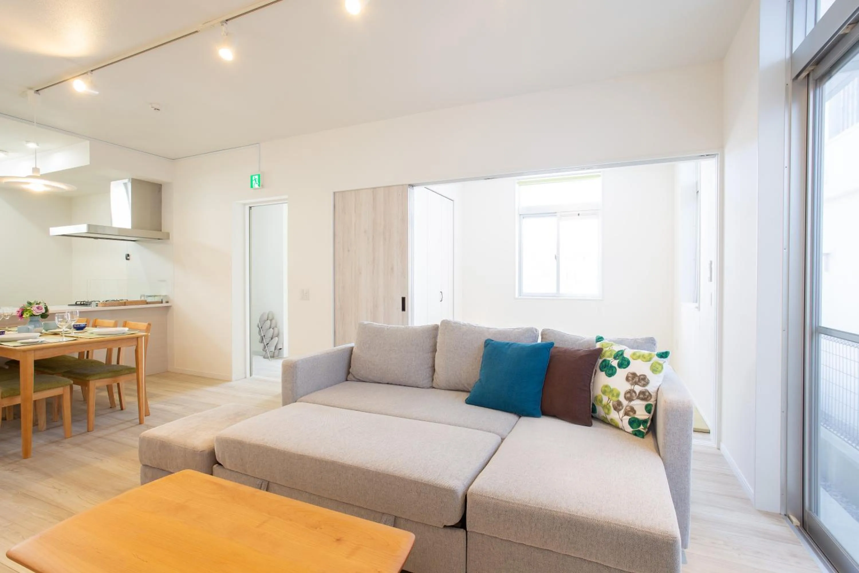 Living room in stylish House URUMA