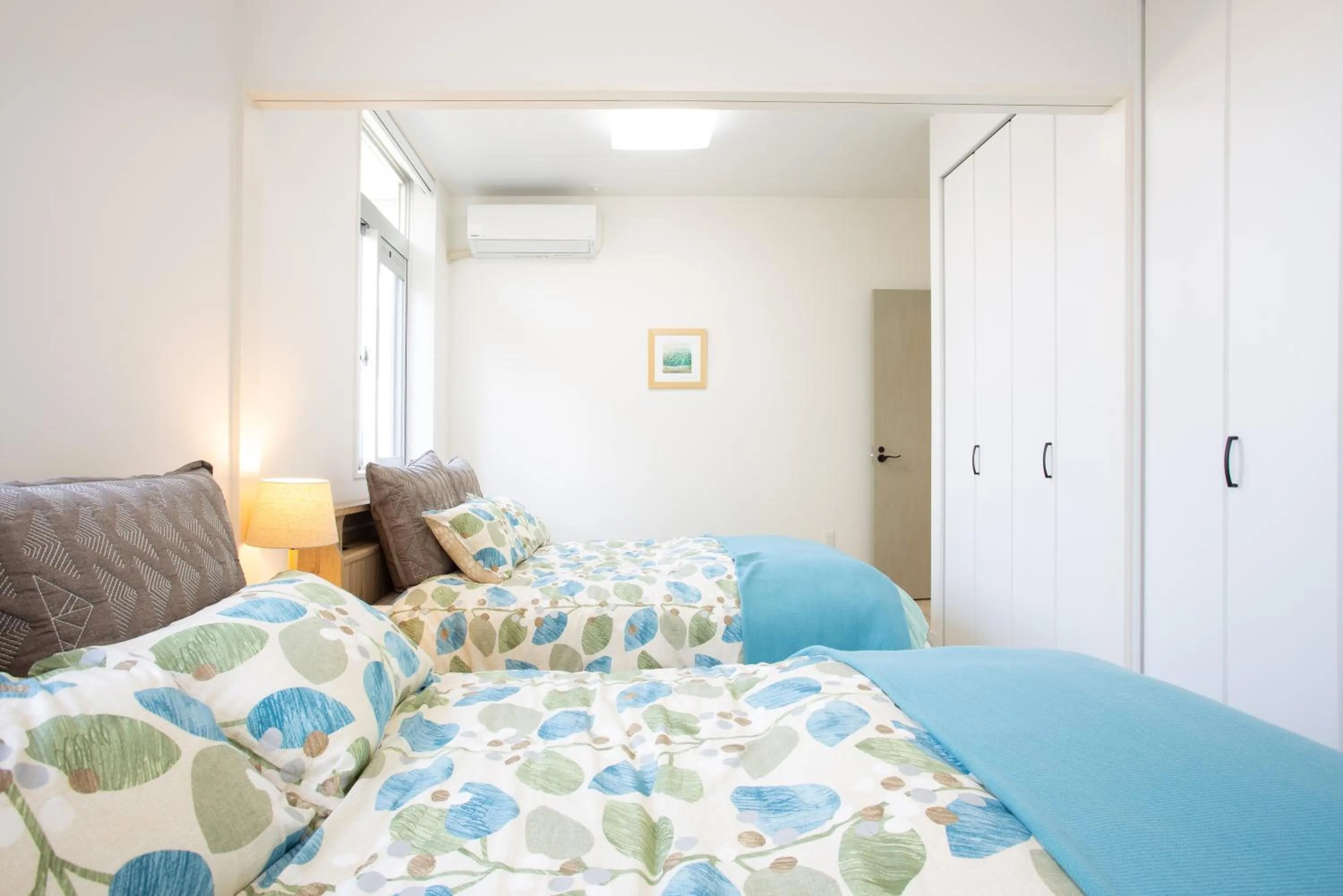 Bedroom, Bed in stylish House URUMA