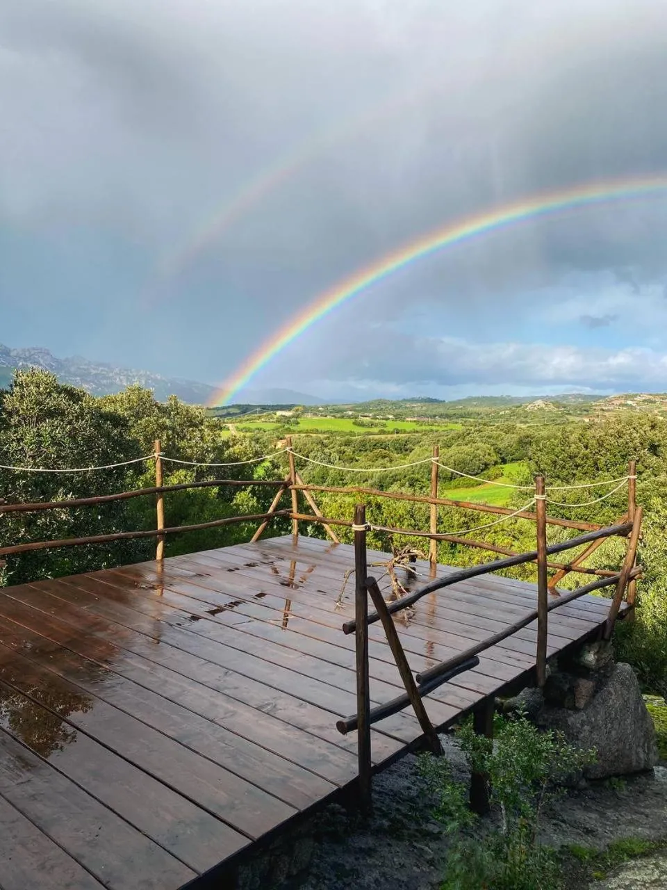 Natural landscape in Agriturismo Lu Branu