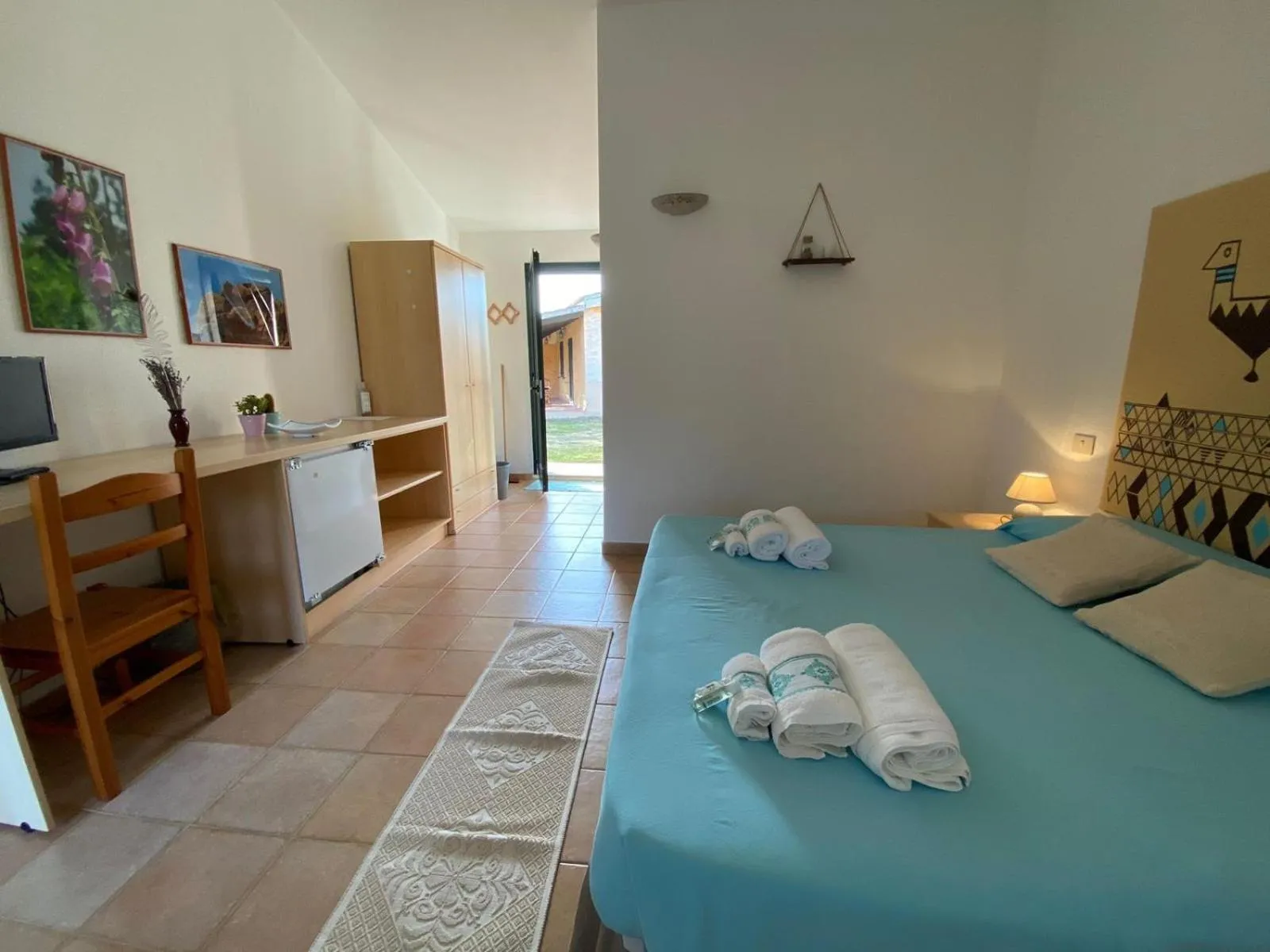 Bed in Agriturismo Lu Branu