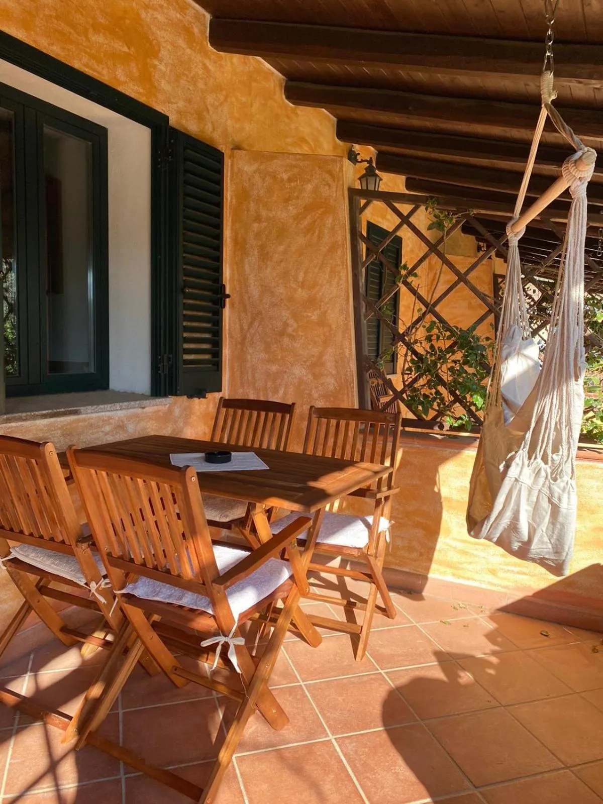 Balcony/Terrace in Agriturismo Lu Branu