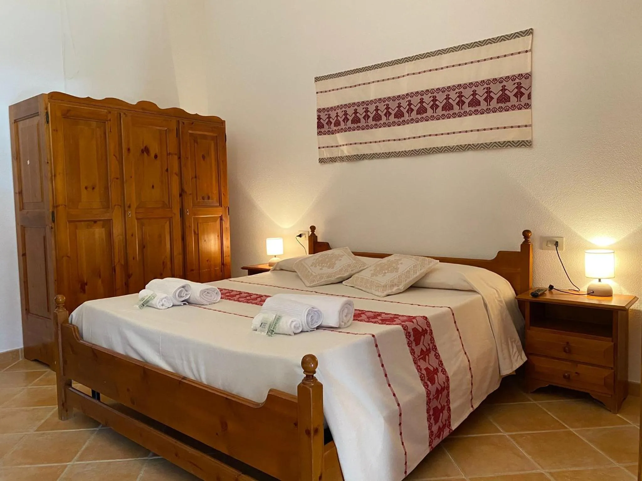 Bed in Agriturismo Lu Branu