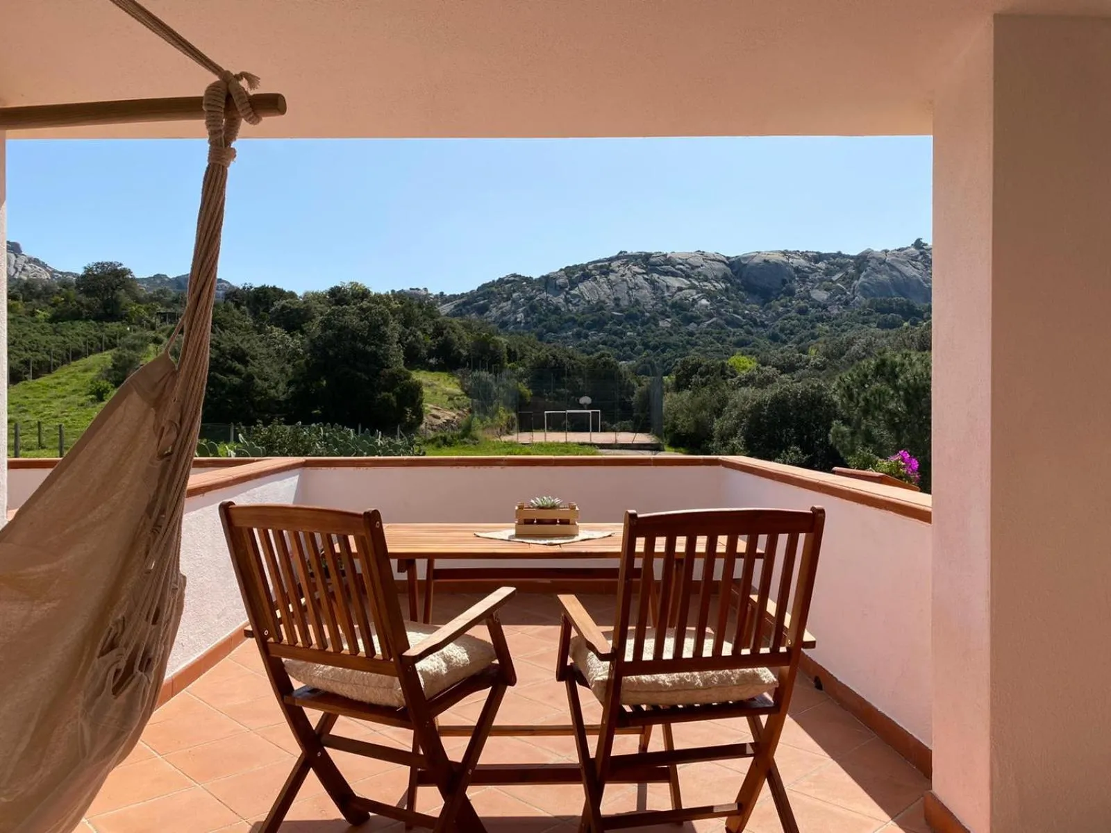 Balcony/Terrace in Agriturismo Lu Branu
