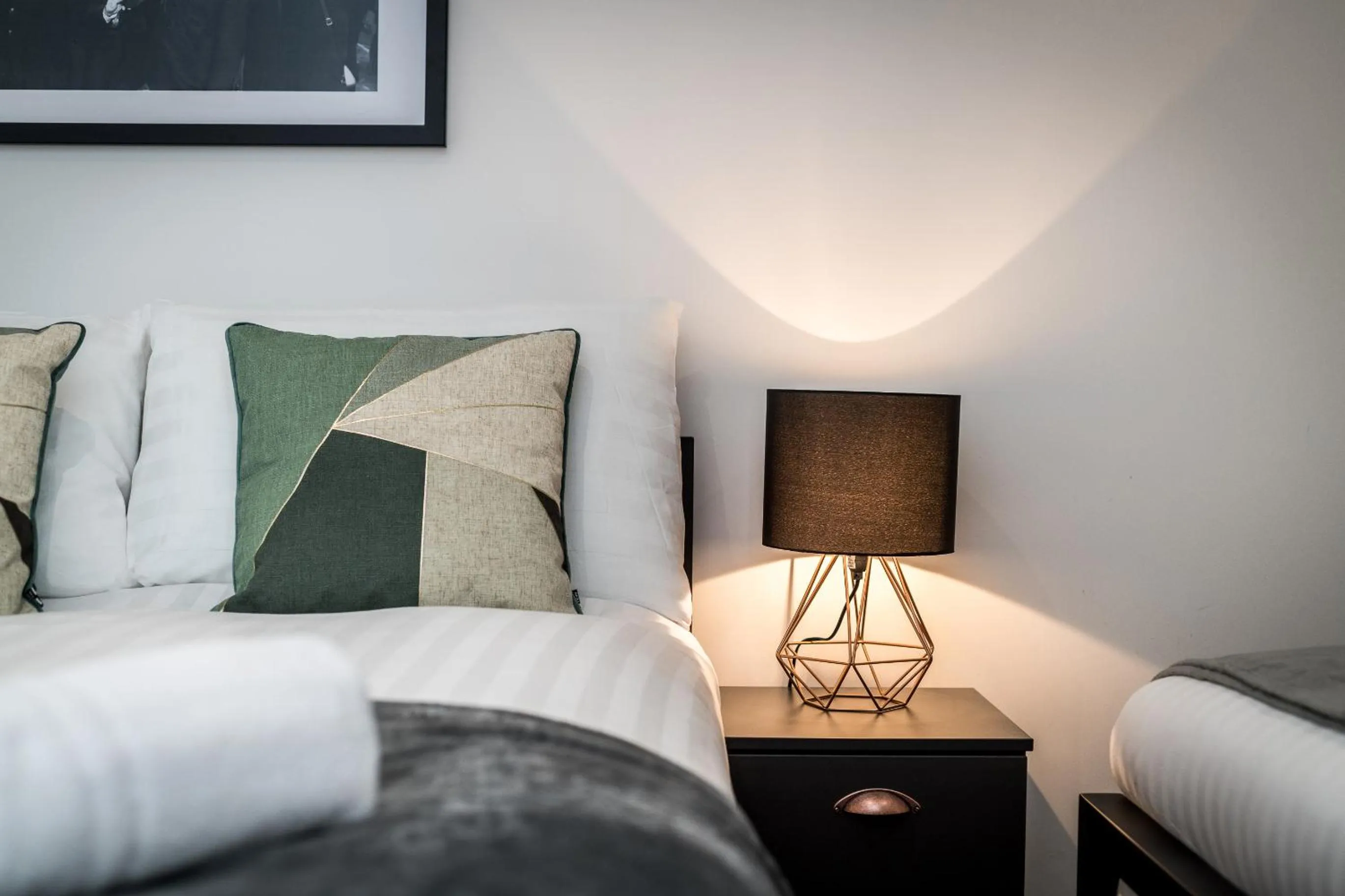 Bed in SGT Peppers Mathew Street Apartments By Happy Days