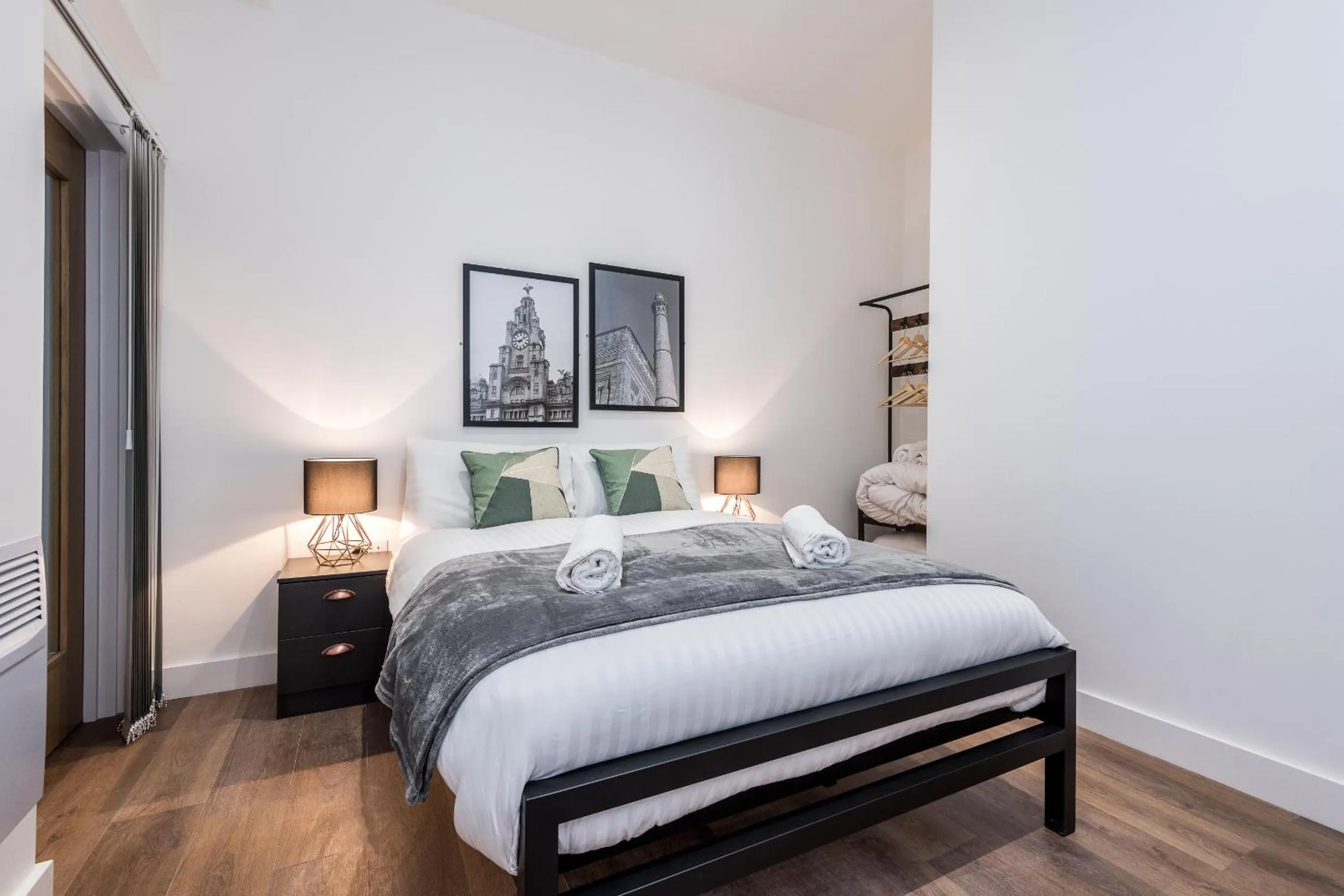 Bed in SGT Peppers Mathew Street Apartments By Happy Days