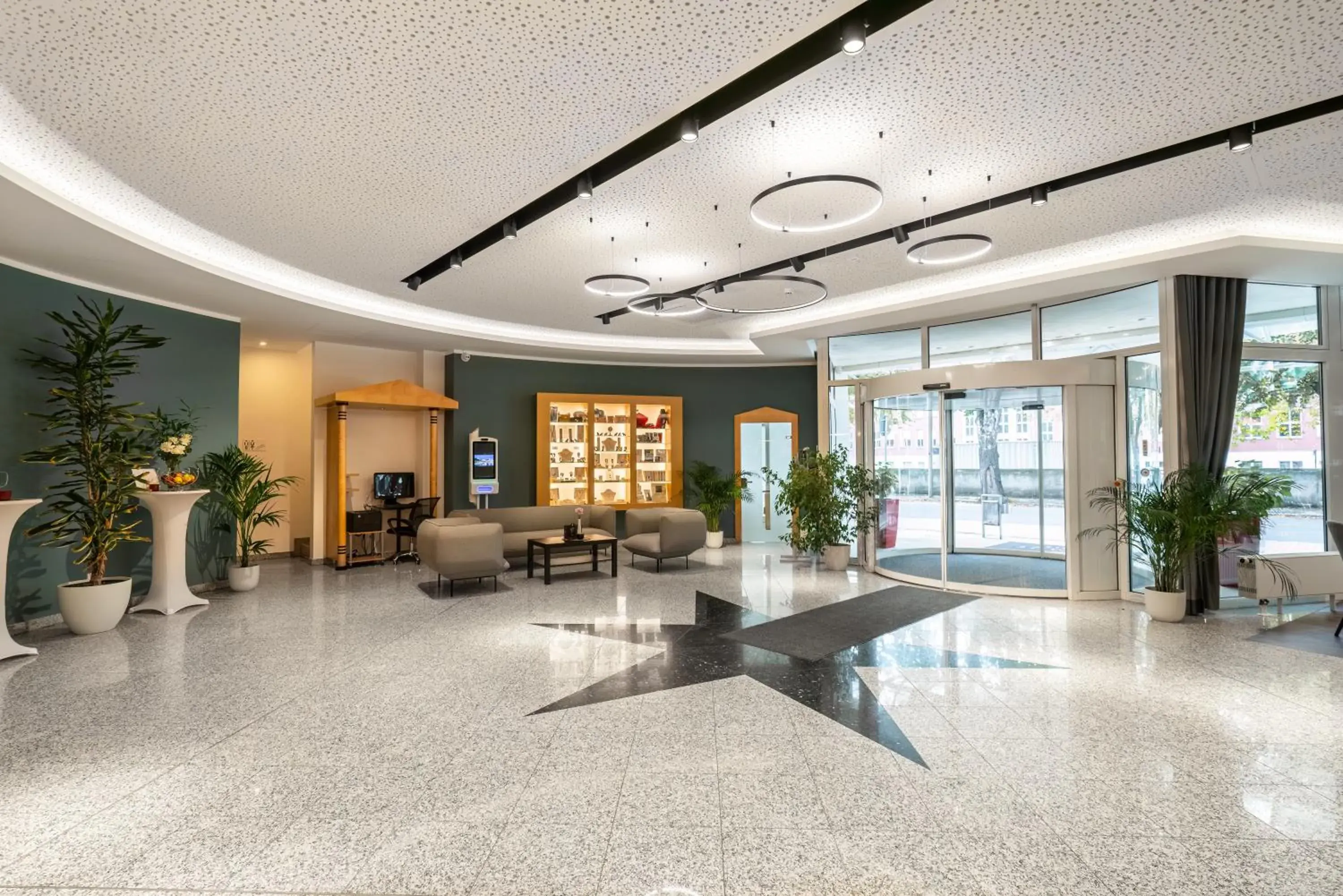 Lobby or reception in AZIMUT Hotel Dresden Lobby or reception in AZIMUT Hotel Dresden