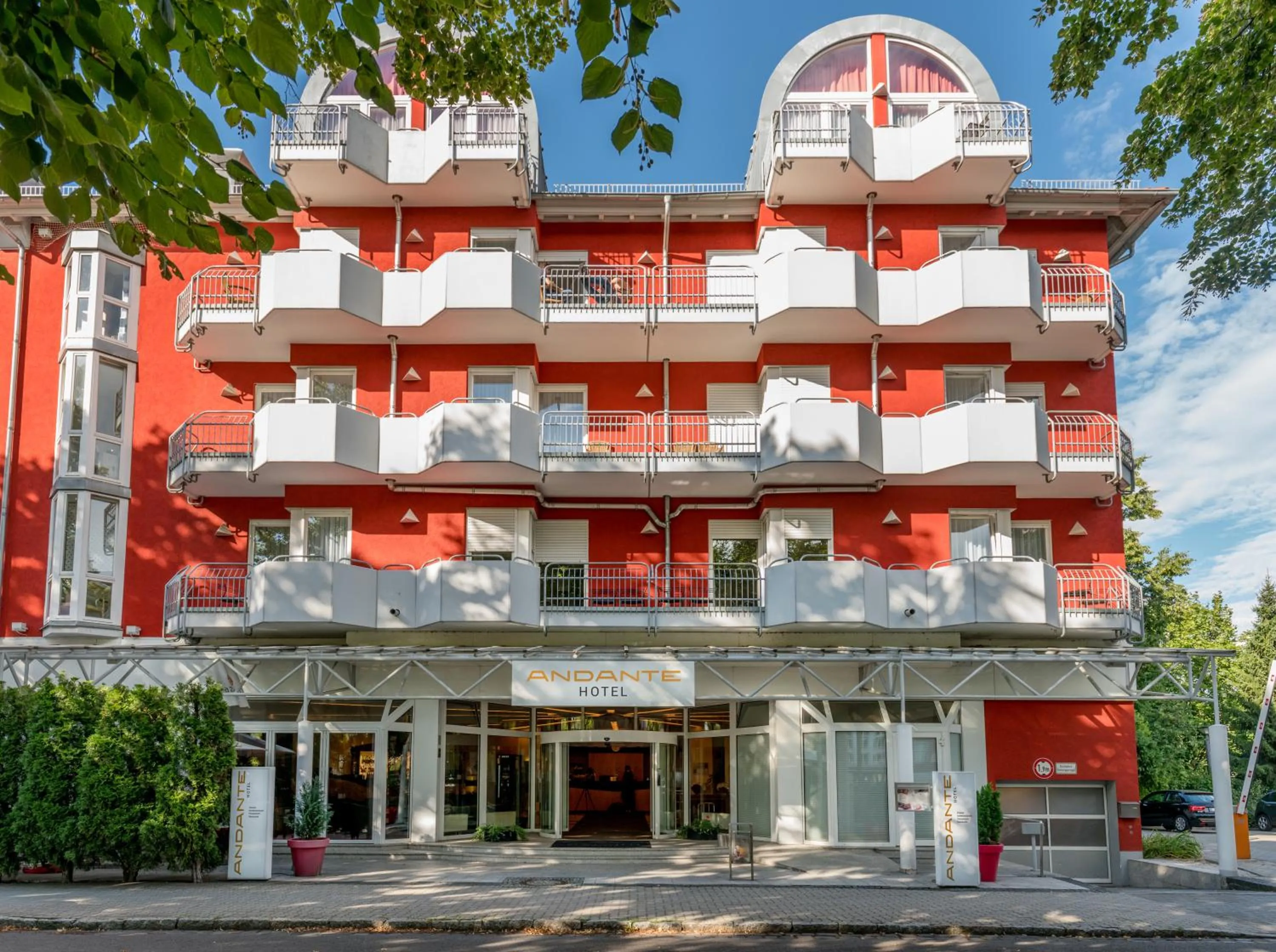 Property building in AZIMUT Hotel Dresden