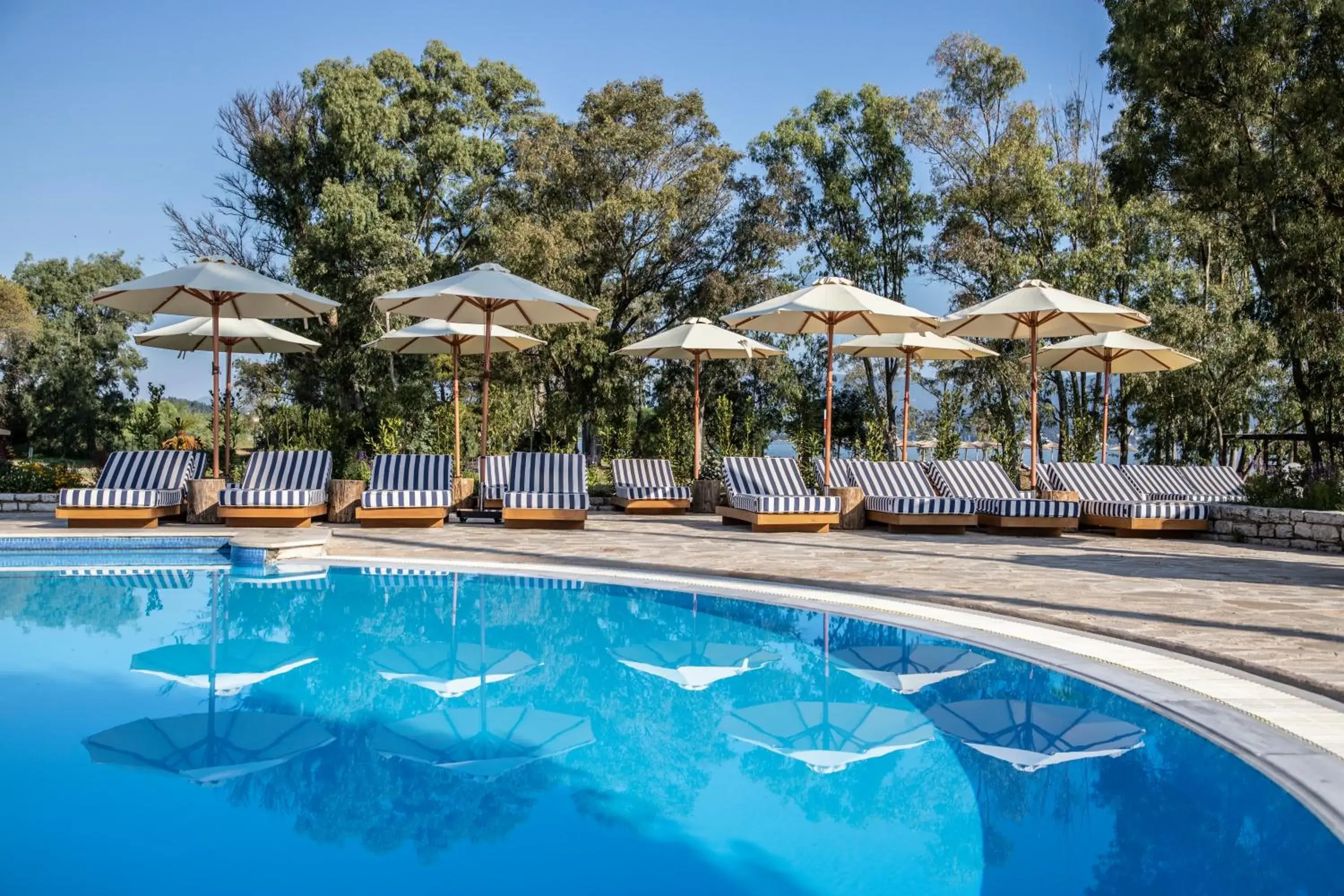 Swimming pool in Kerkyra Blue Hotel & Spa by Louis Hotels Swimming pool in Kerkyra Blue Hotel & Spa by Louis Hotels
