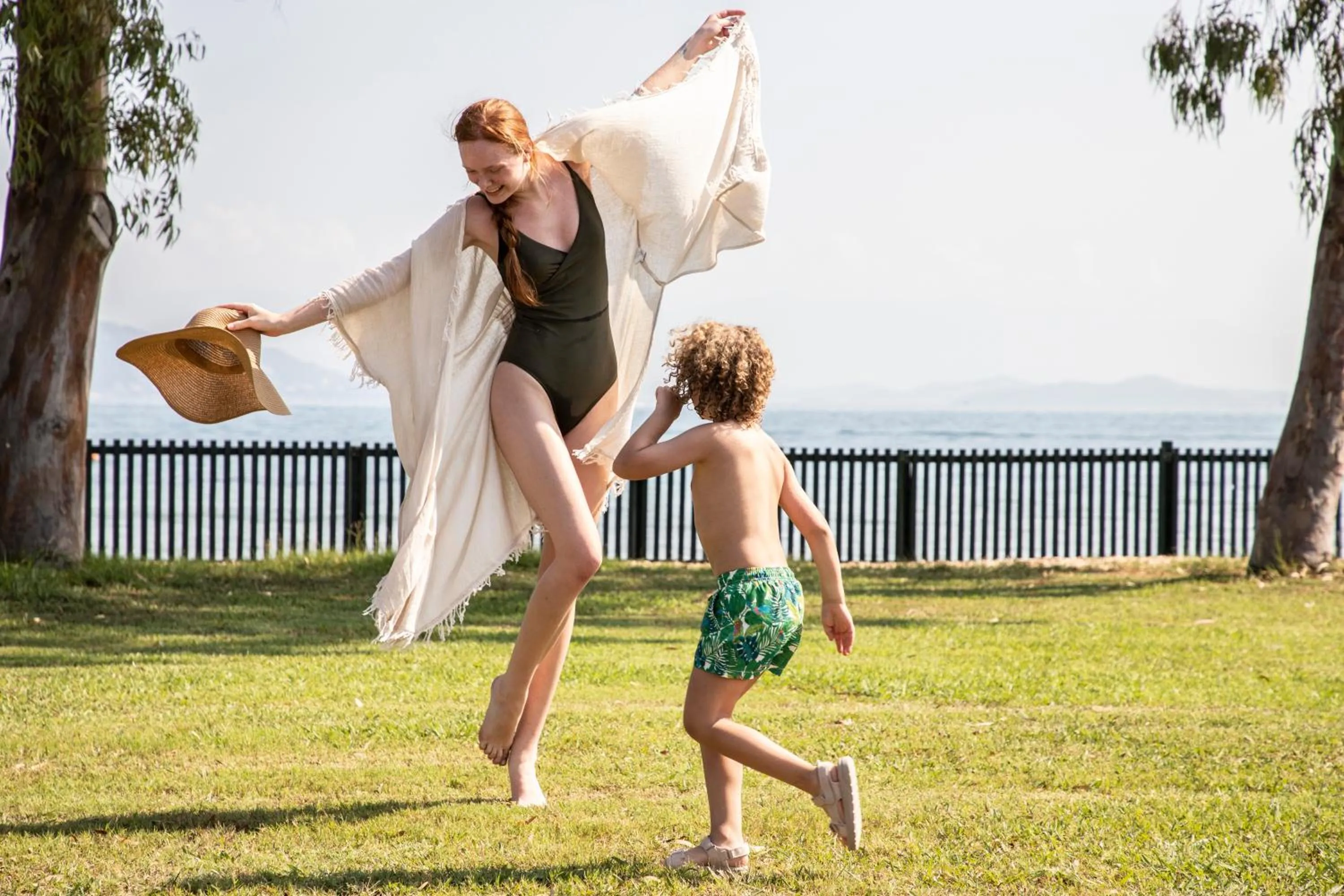 Family in Kerkyra Blue Hotel & Spa by Louis Hotels