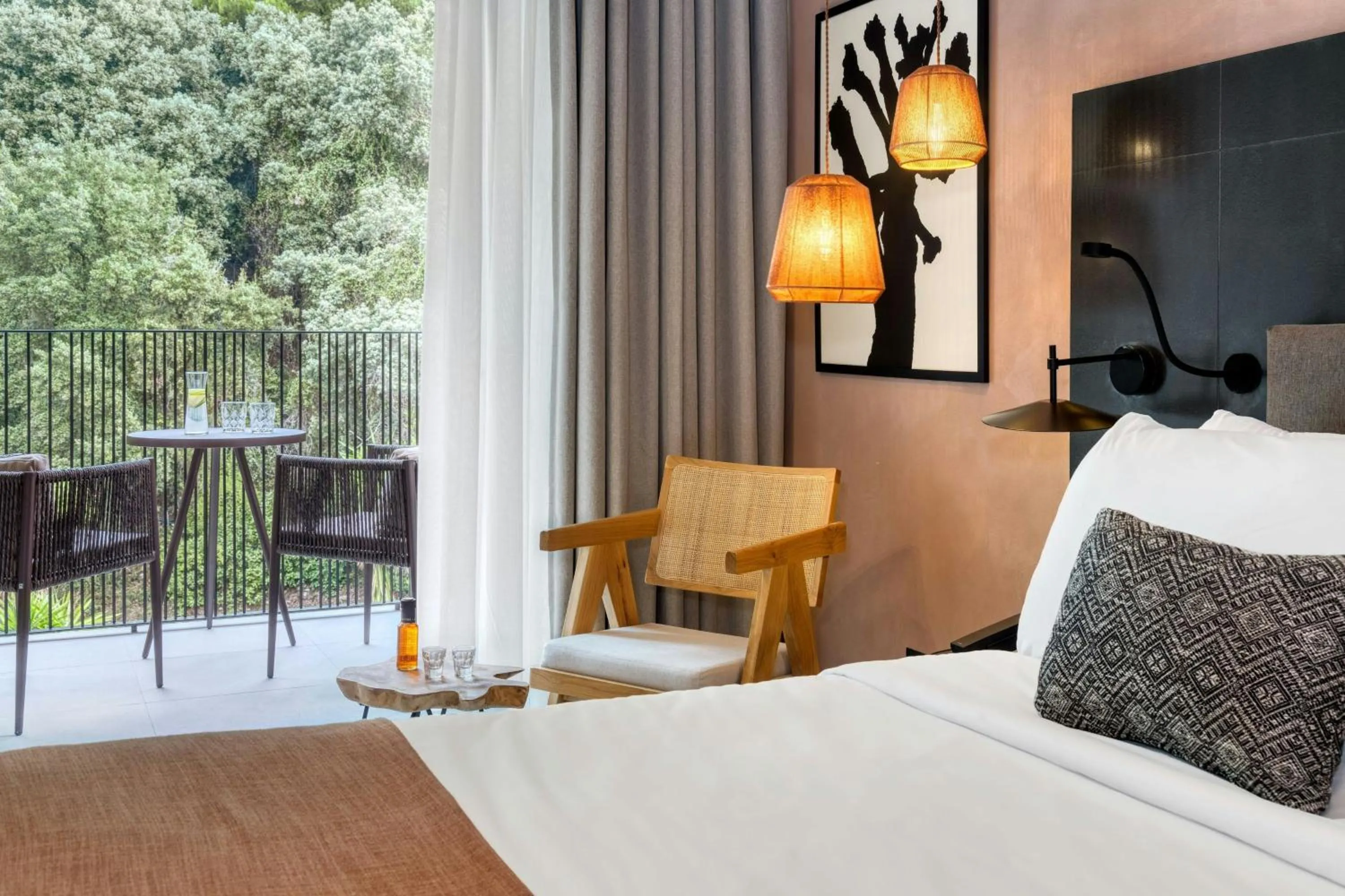 Photo of the whole room, Bed in Domes of Corfu, Autograph Collection