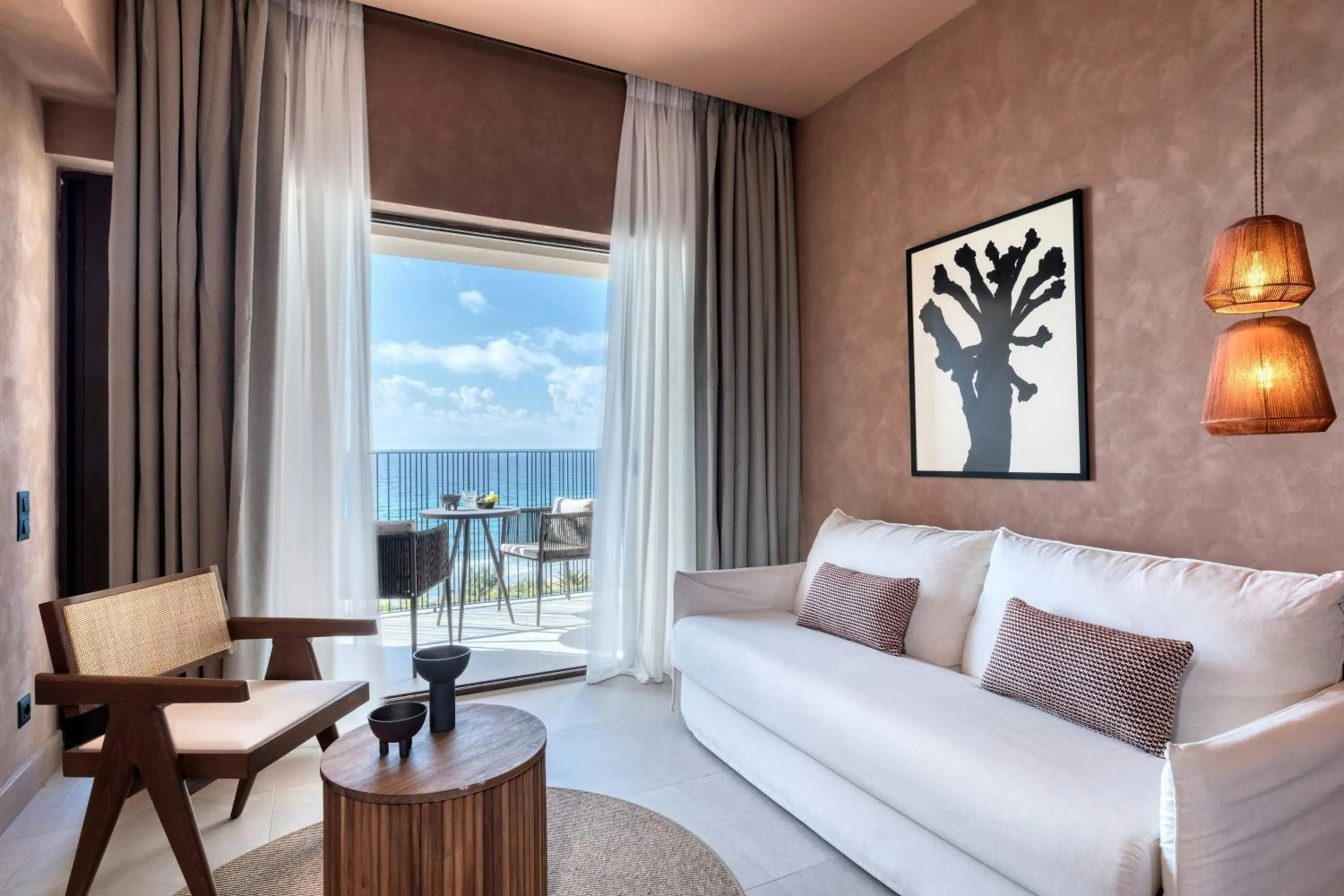 Living room, Bed in Domes of Corfu, Autograph Collection