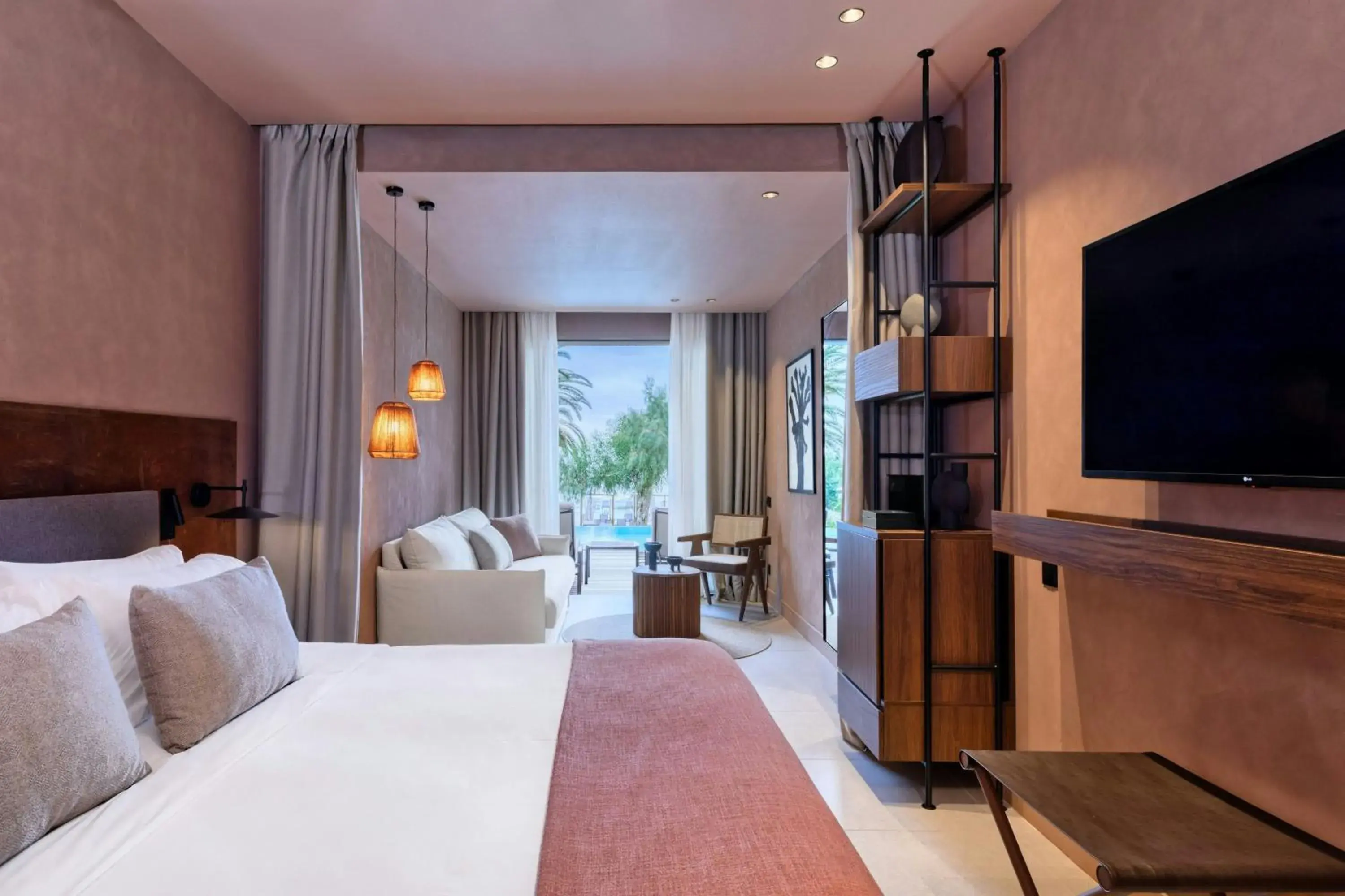 Swimming pool, Bed in Domes of Corfu, Autograph Collection Swimming pool, Bed in Domes of Corfu, Autograph Collection