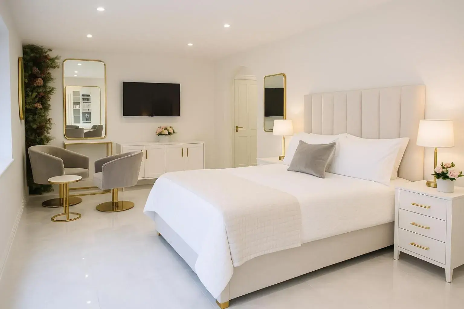 Bed in The Hadley Hotel Bed in The Hadley Hotel