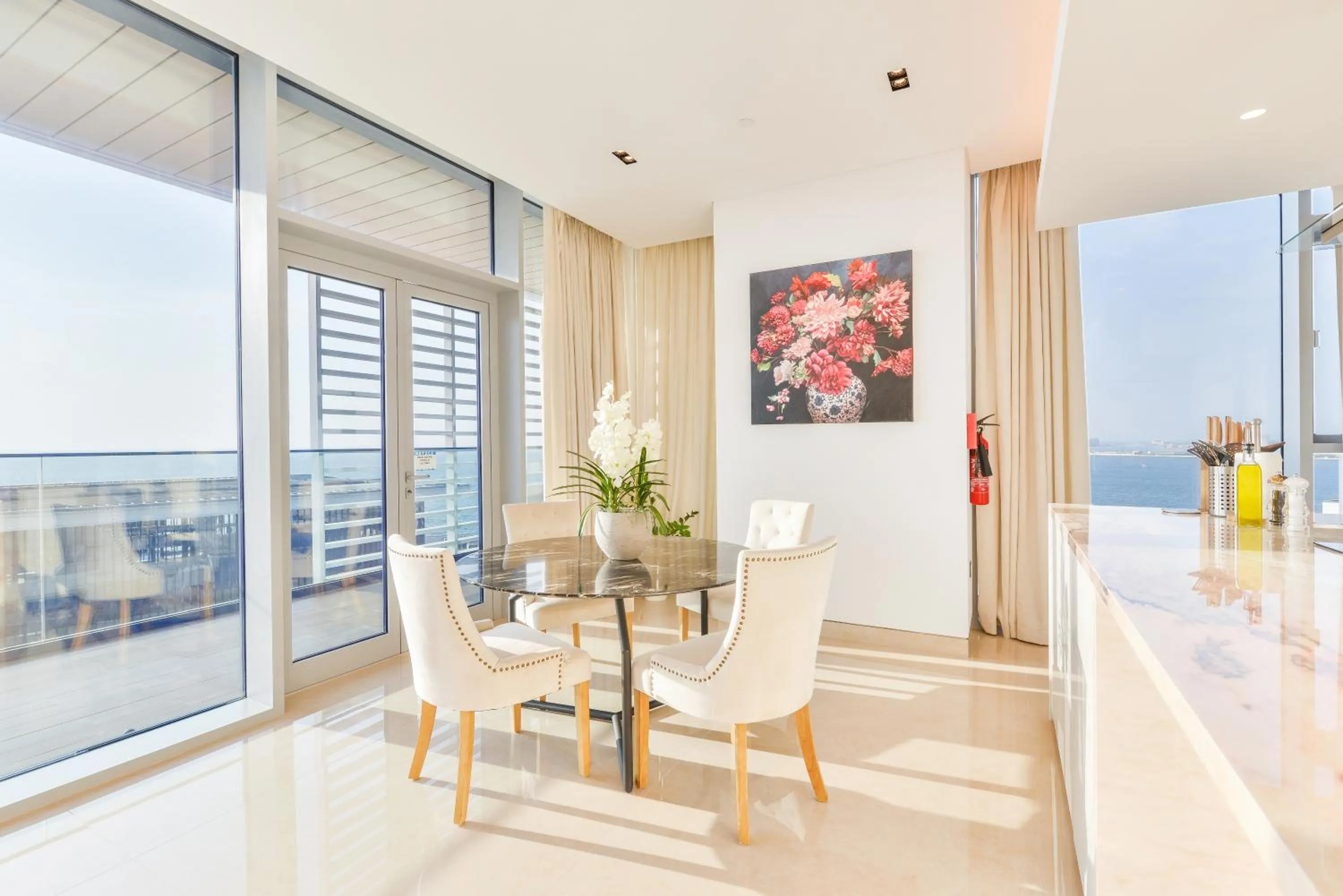 View (from property/room) in Posh 2 BR Oceanfront Apt in the Heart of Bluewaters Island