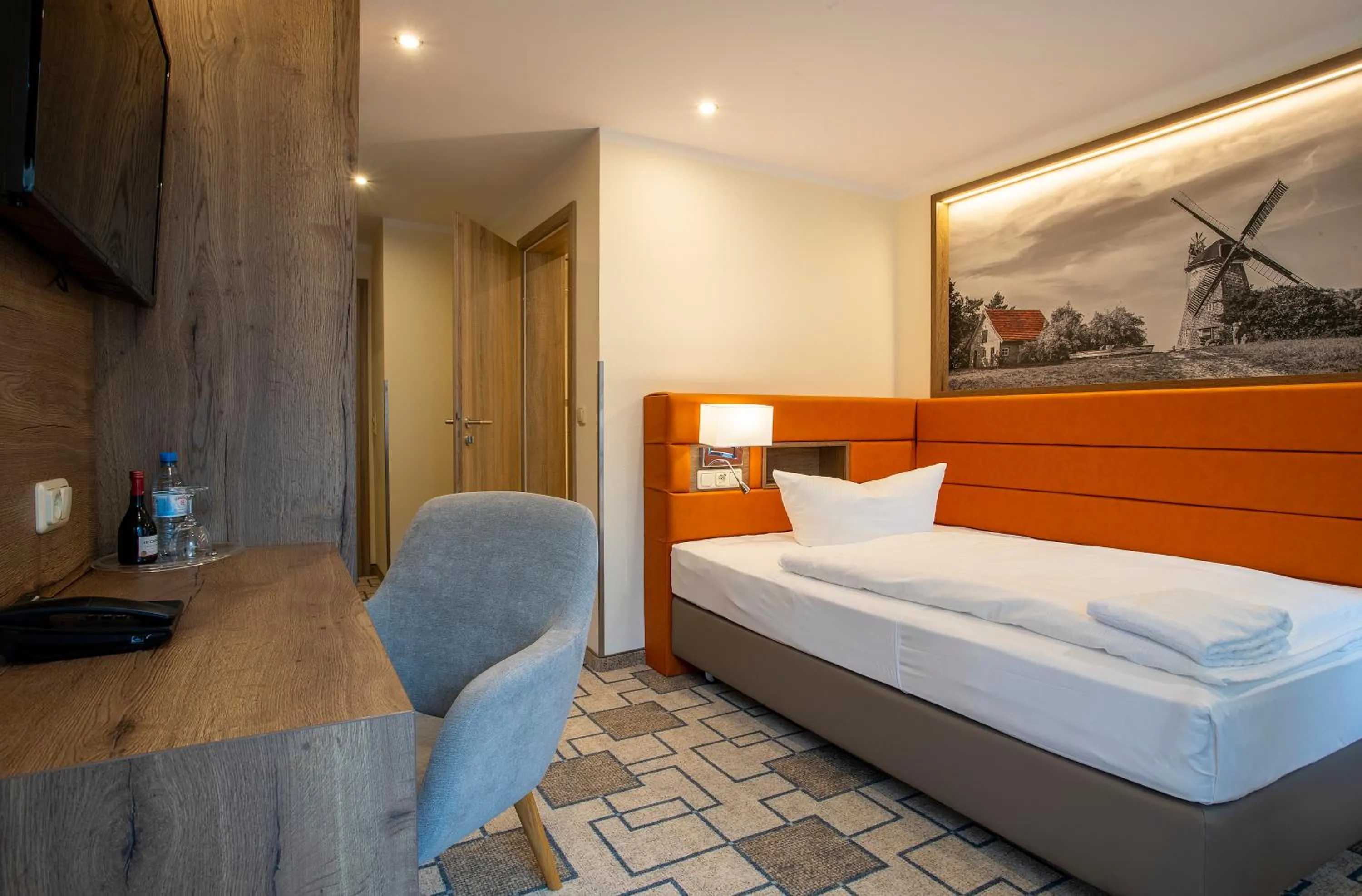 Bed in Ostseehotel Villen im Park - ein Rovell Hotel