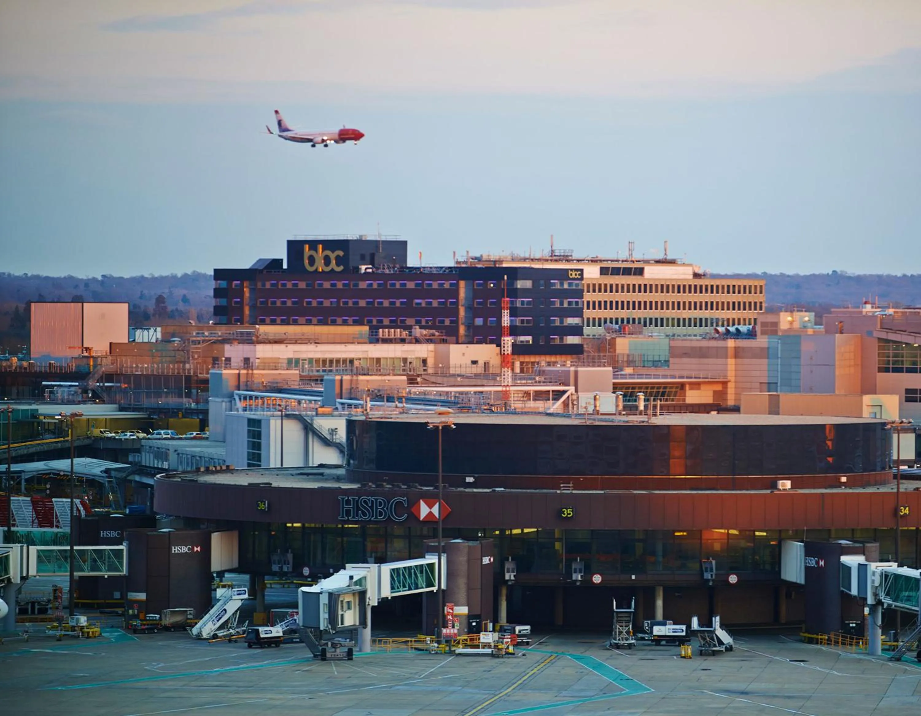 Property building in Bloc Hotel London Gatwick Airport