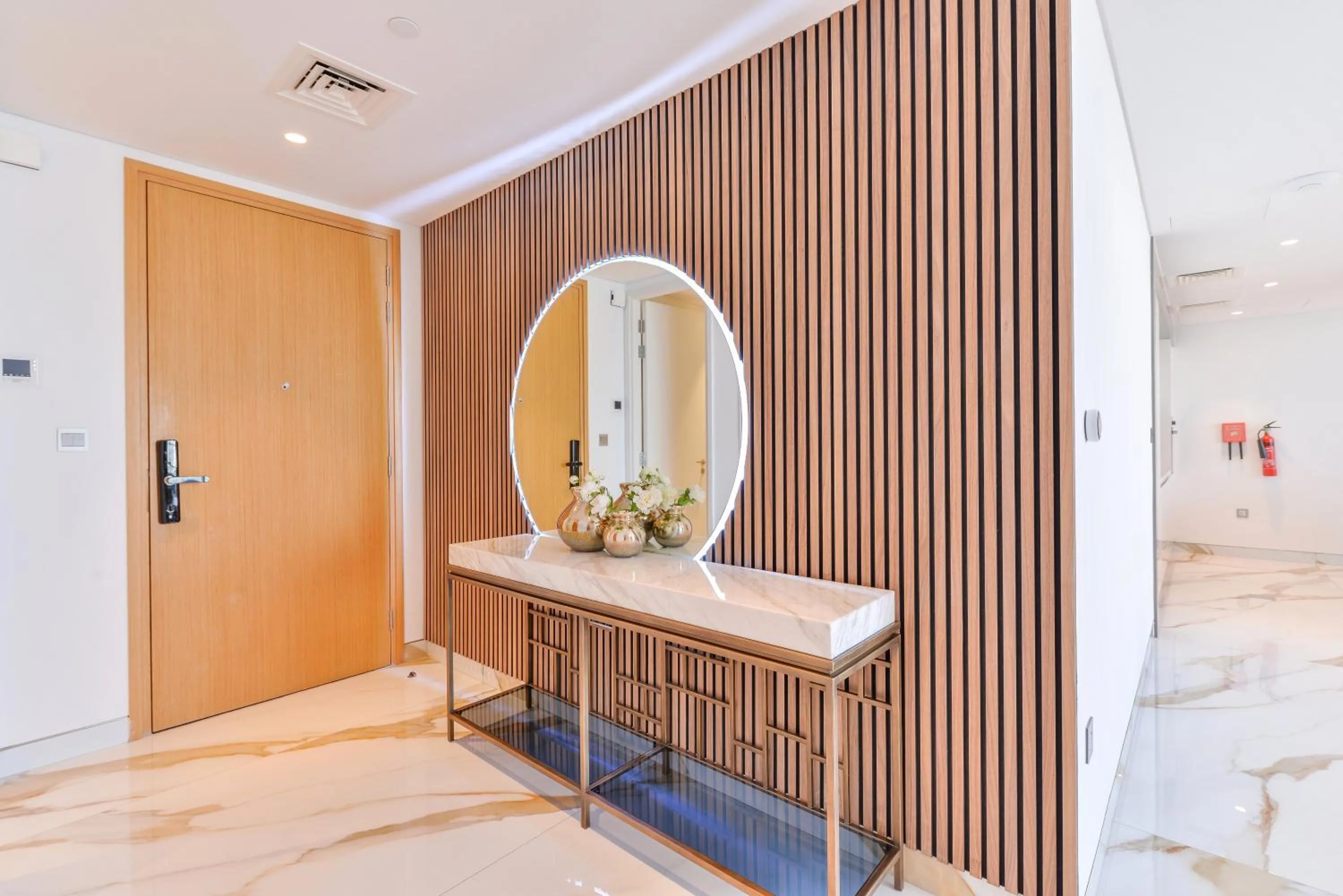 Facade/entrance in Lavish & Equipped oceanfront 2 BR facing Ain Dubai