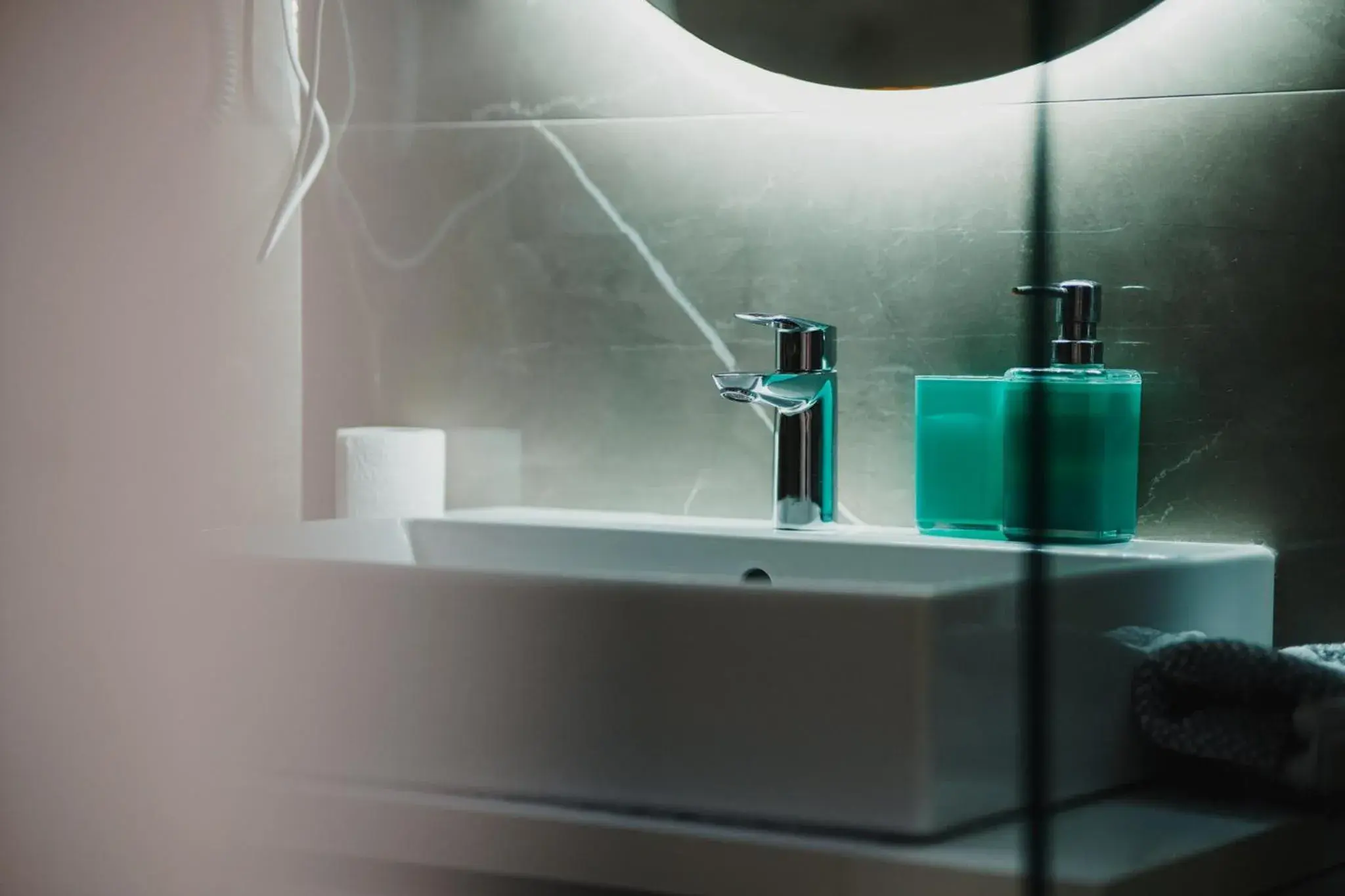 Bathroom in Himara 28 Hotel Bathroom in Himara 28 Hotel