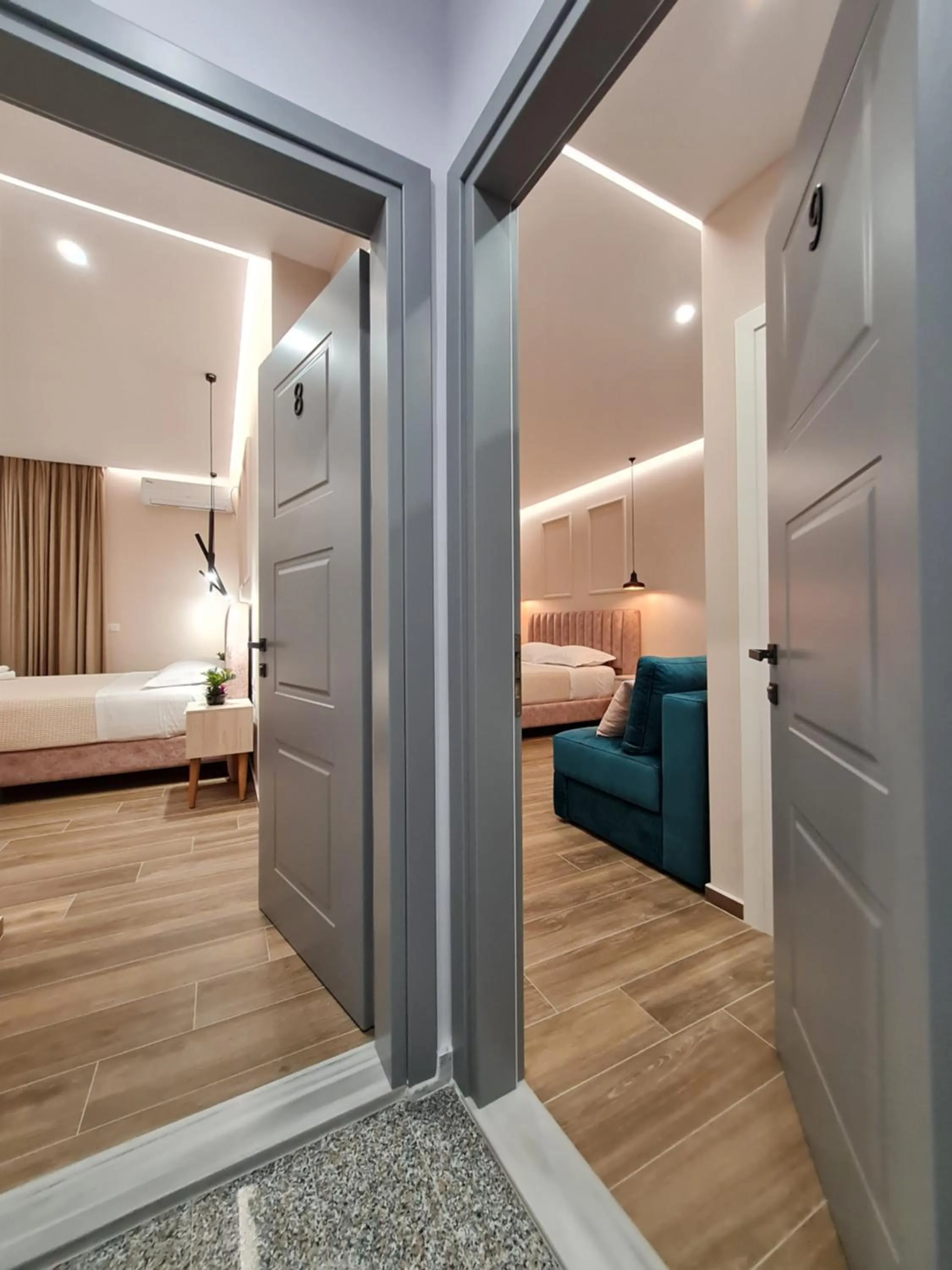 Bed in Himara 28 Hotel