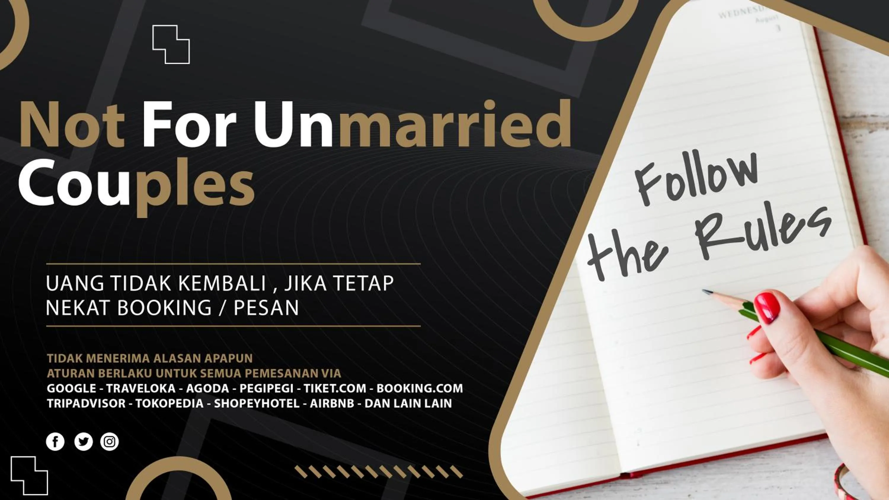 Logo/Certificate/Sign in Kost Harian Semarang Murah