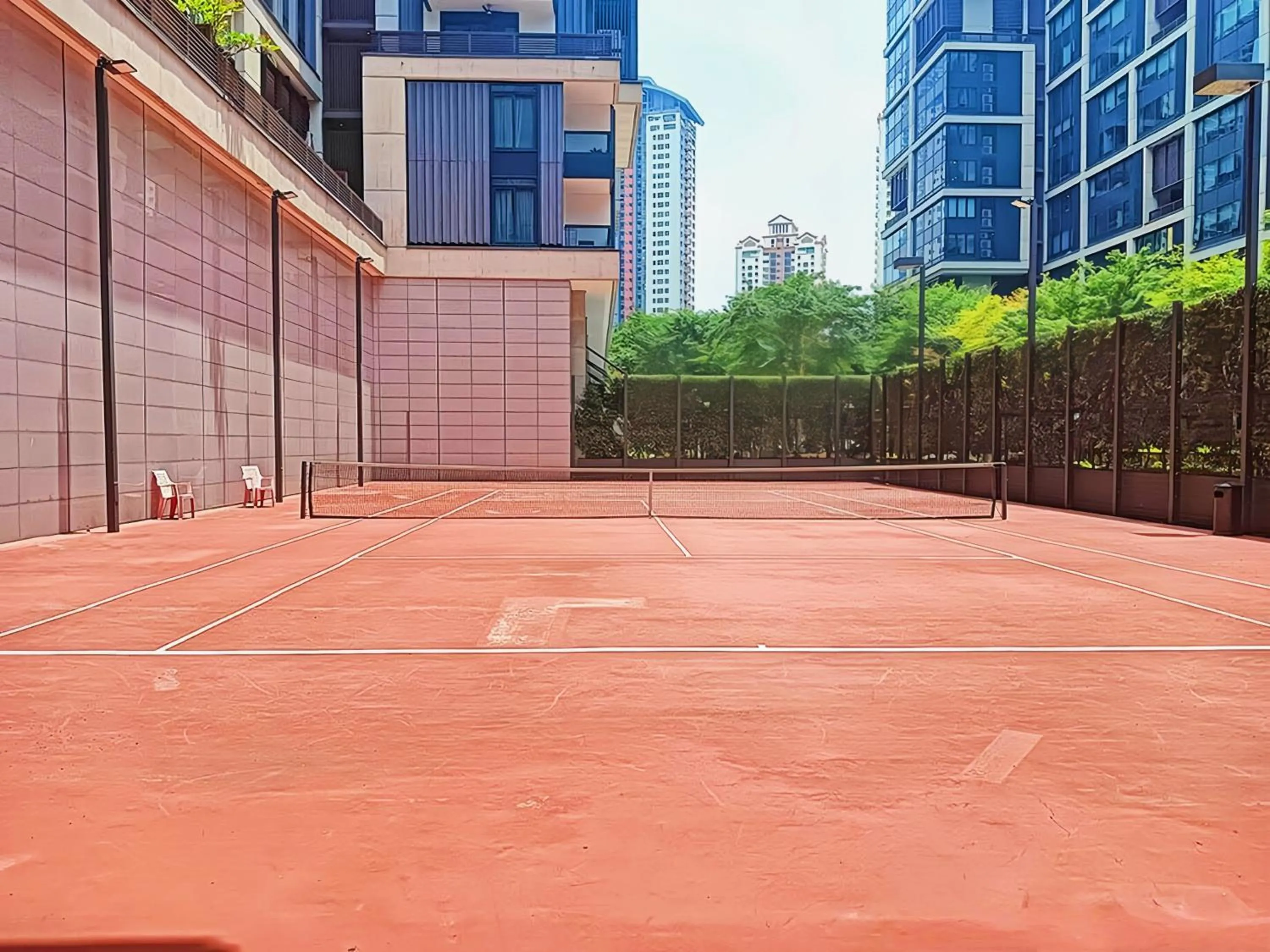 Tennis court in Arcoris Mont Kiara