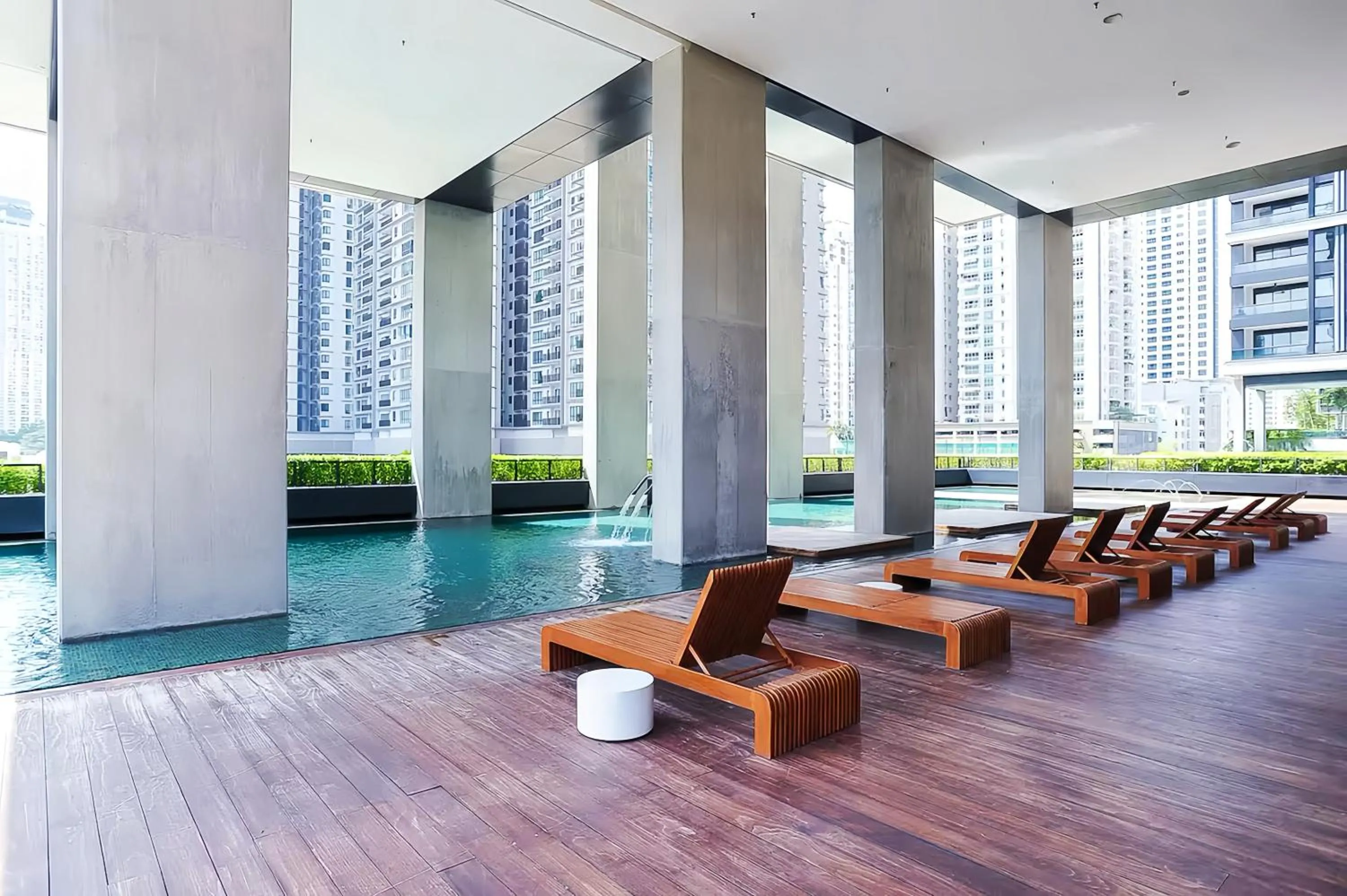 sunbed in Arcoris Mont Kiara