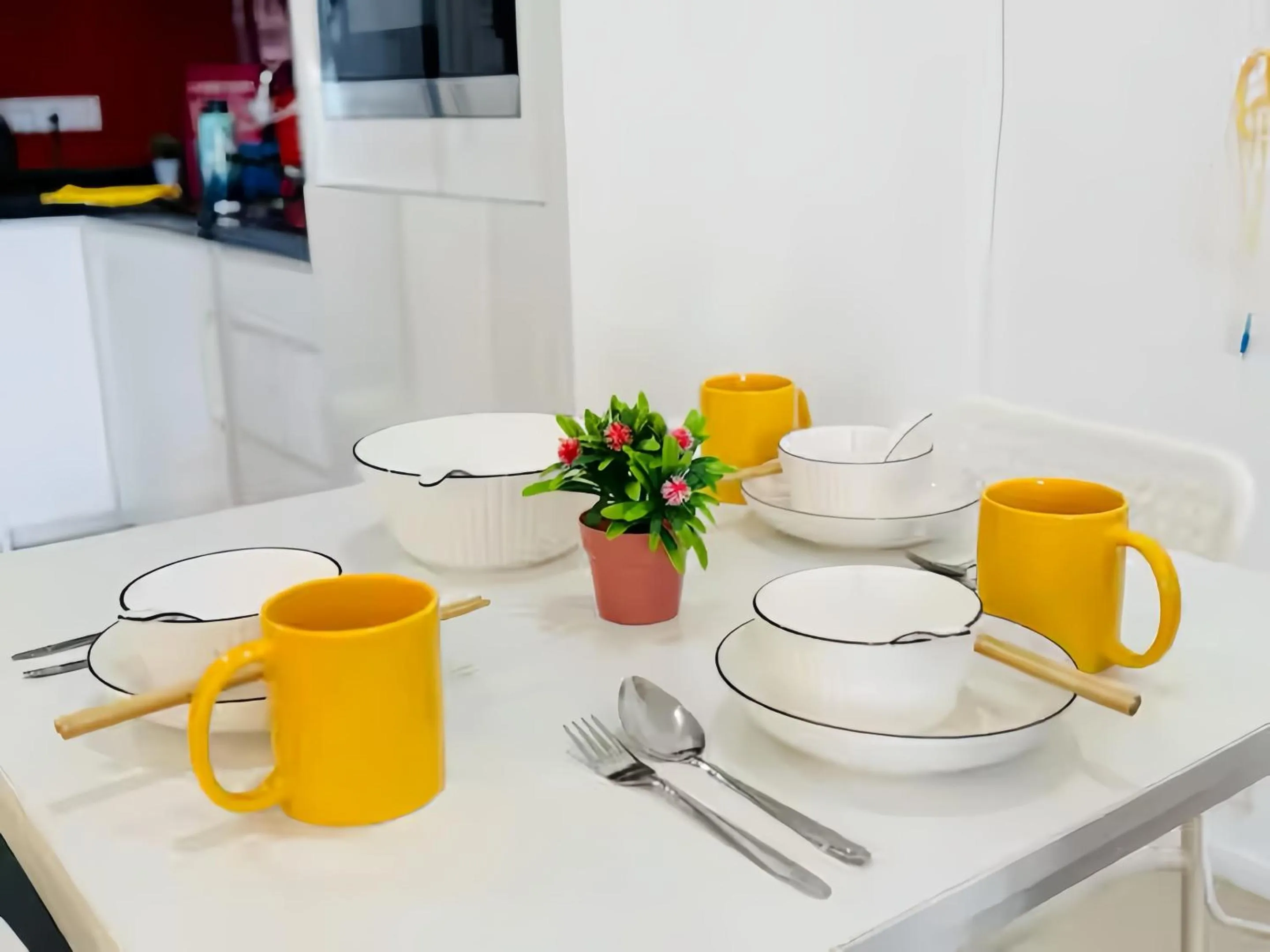 Kitchen or kitchenette in Arcoris Mont Kiara