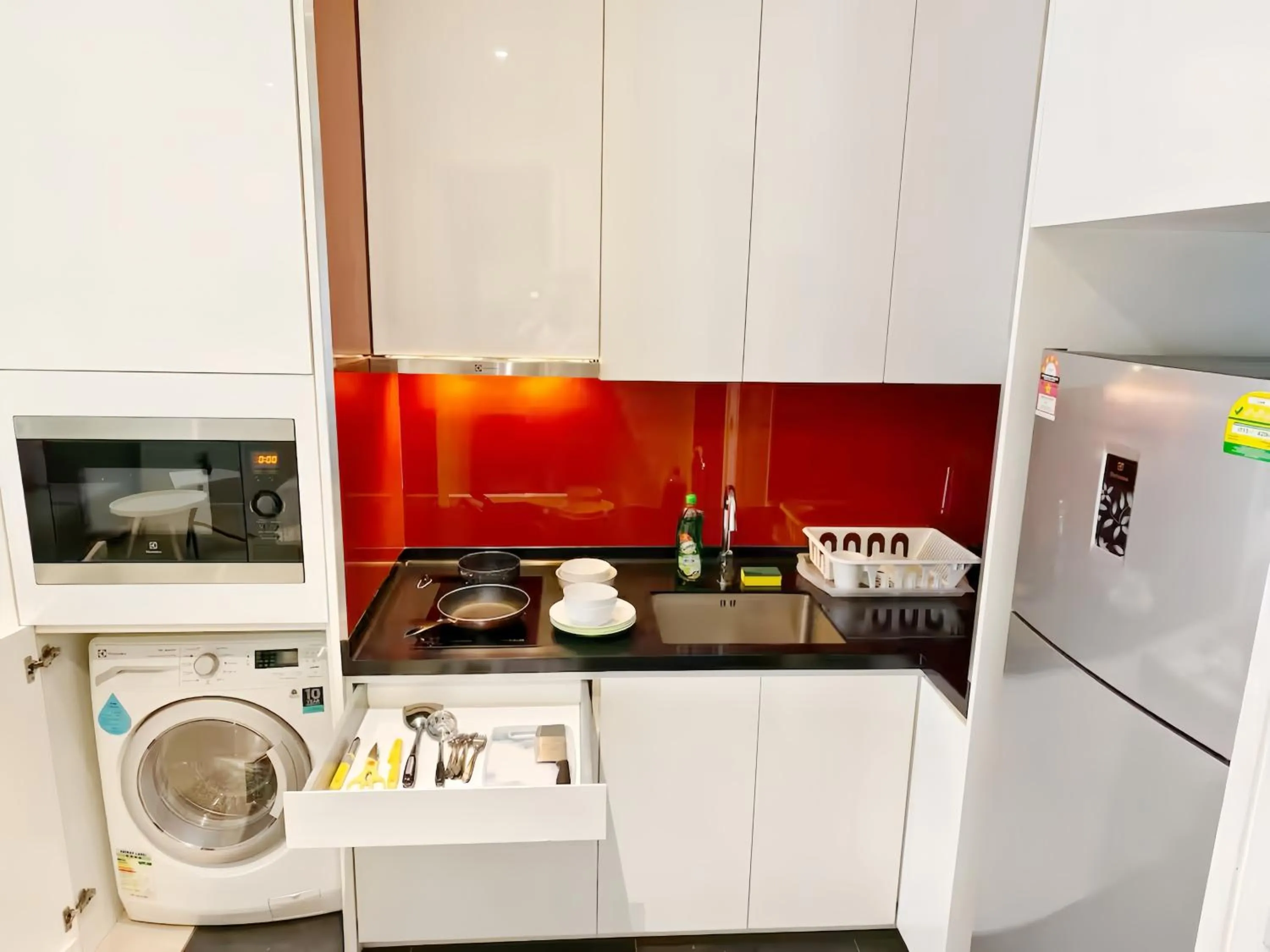 Kitchen or kitchenette in Arcoris Mont Kiara