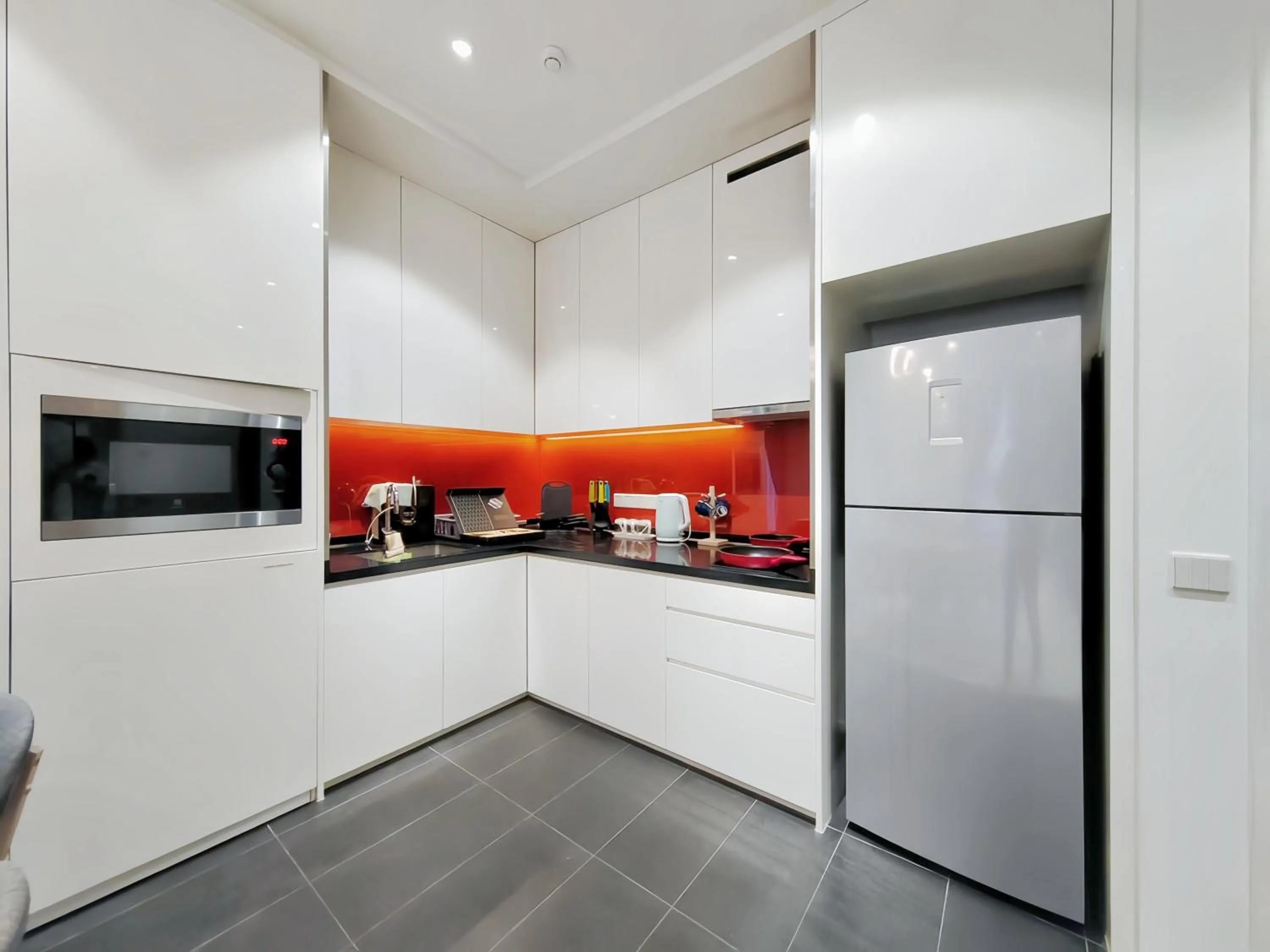 Kitchen or kitchenette in Arcoris Mont Kiara