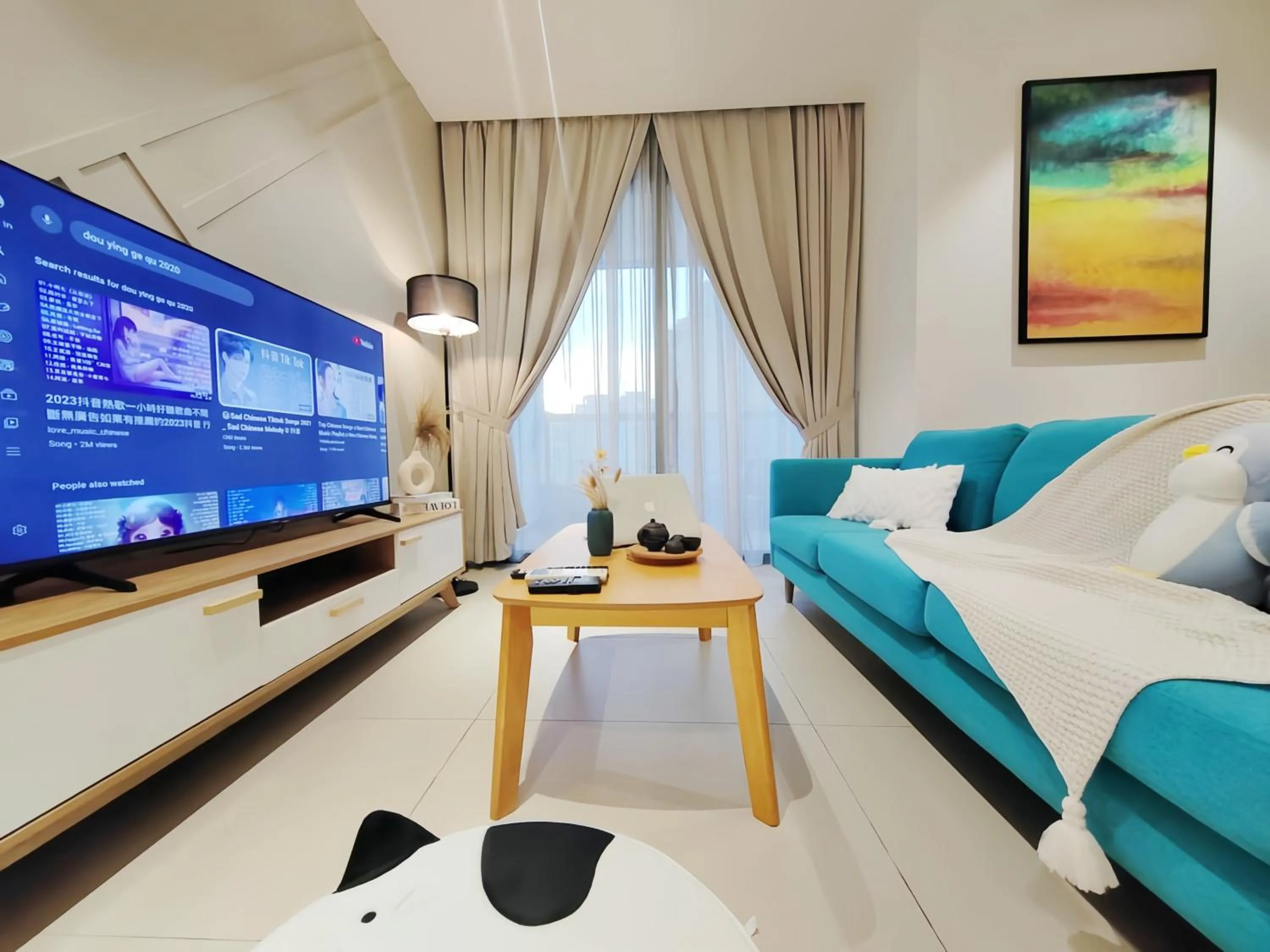 Communal lounge/ TV room, Bed in Arcoris Mont Kiara