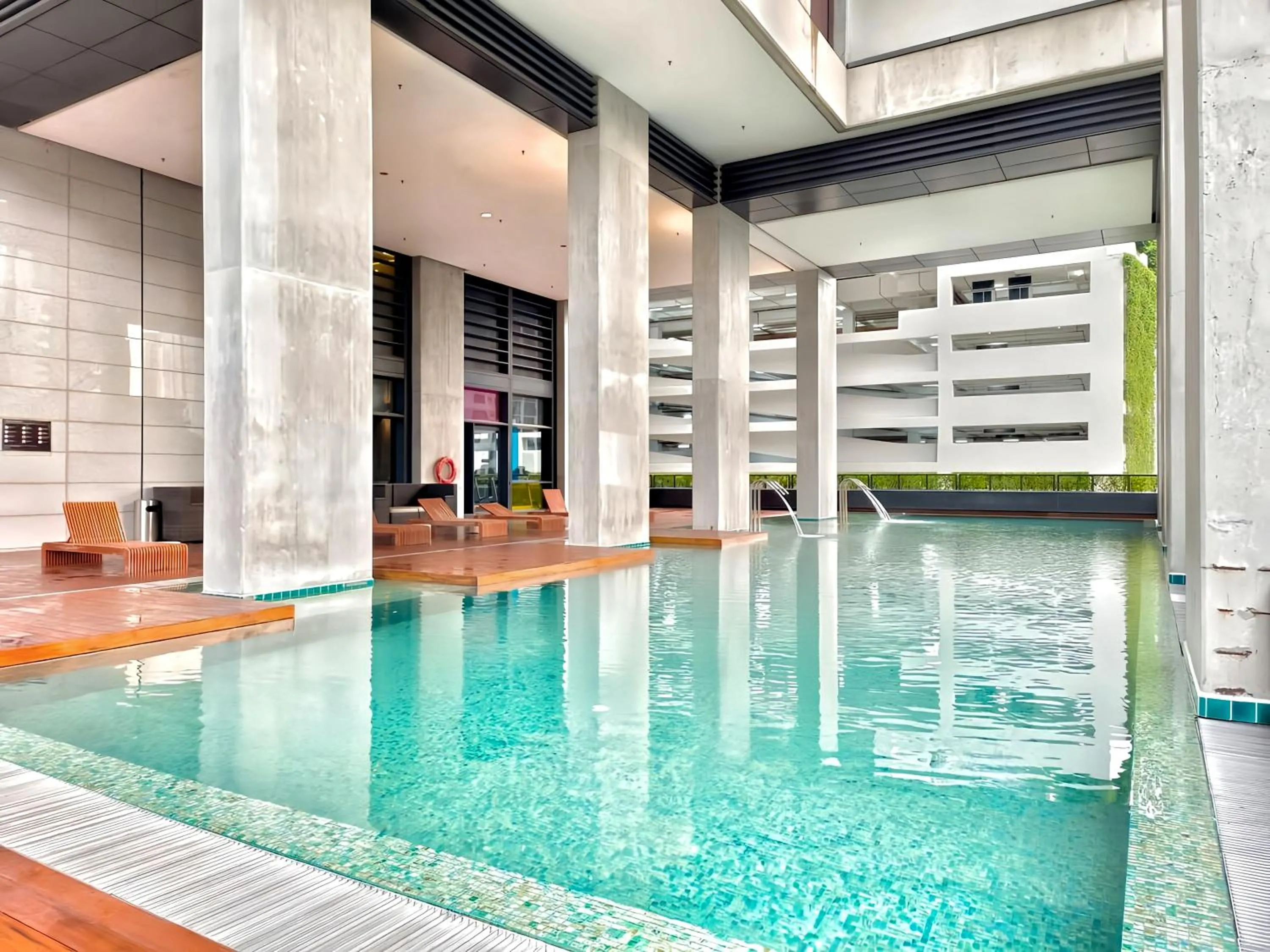 Pool view in Arcoris Mont Kiara