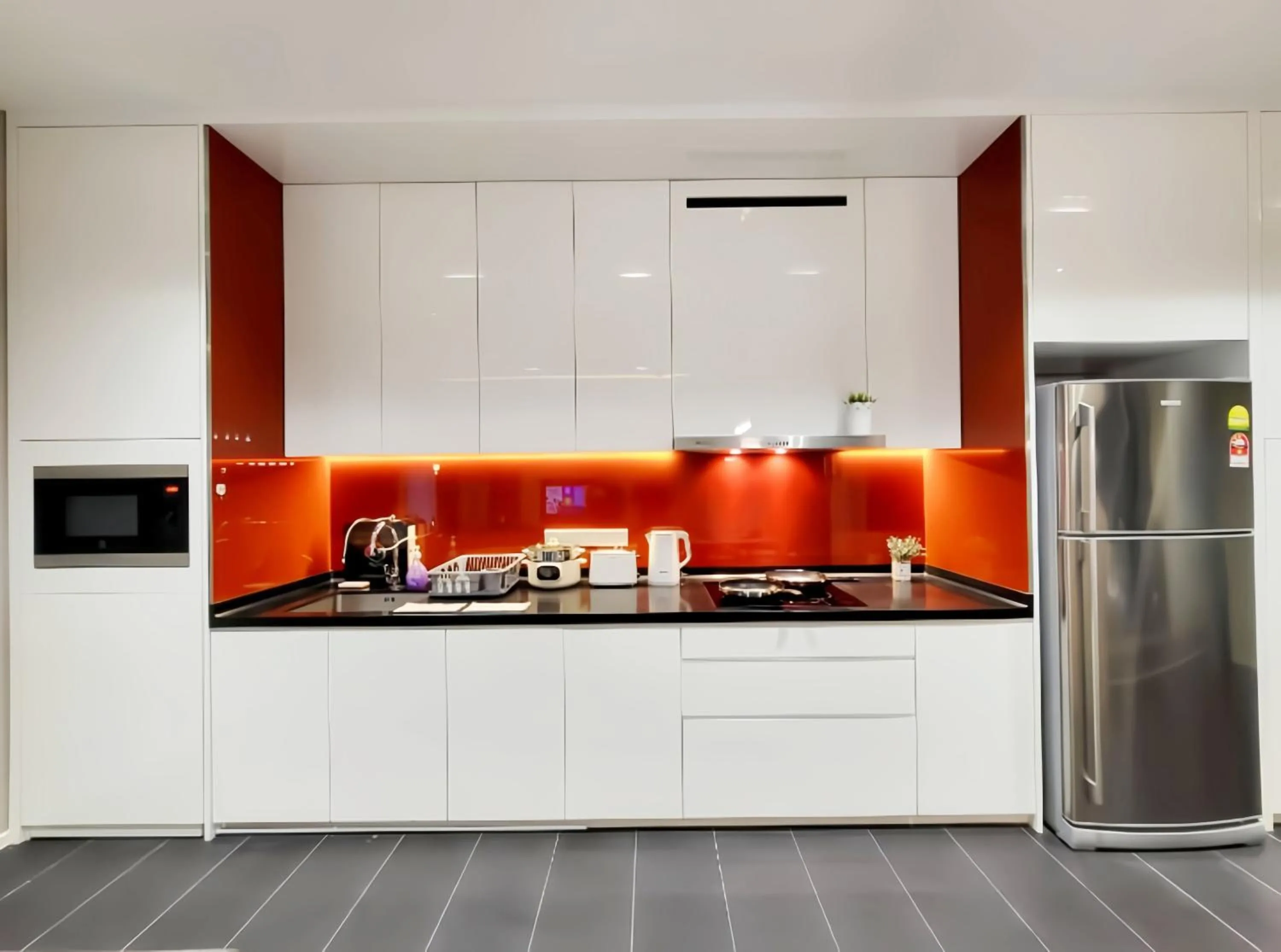 Kitchen or kitchenette in Arcoris Mont Kiara