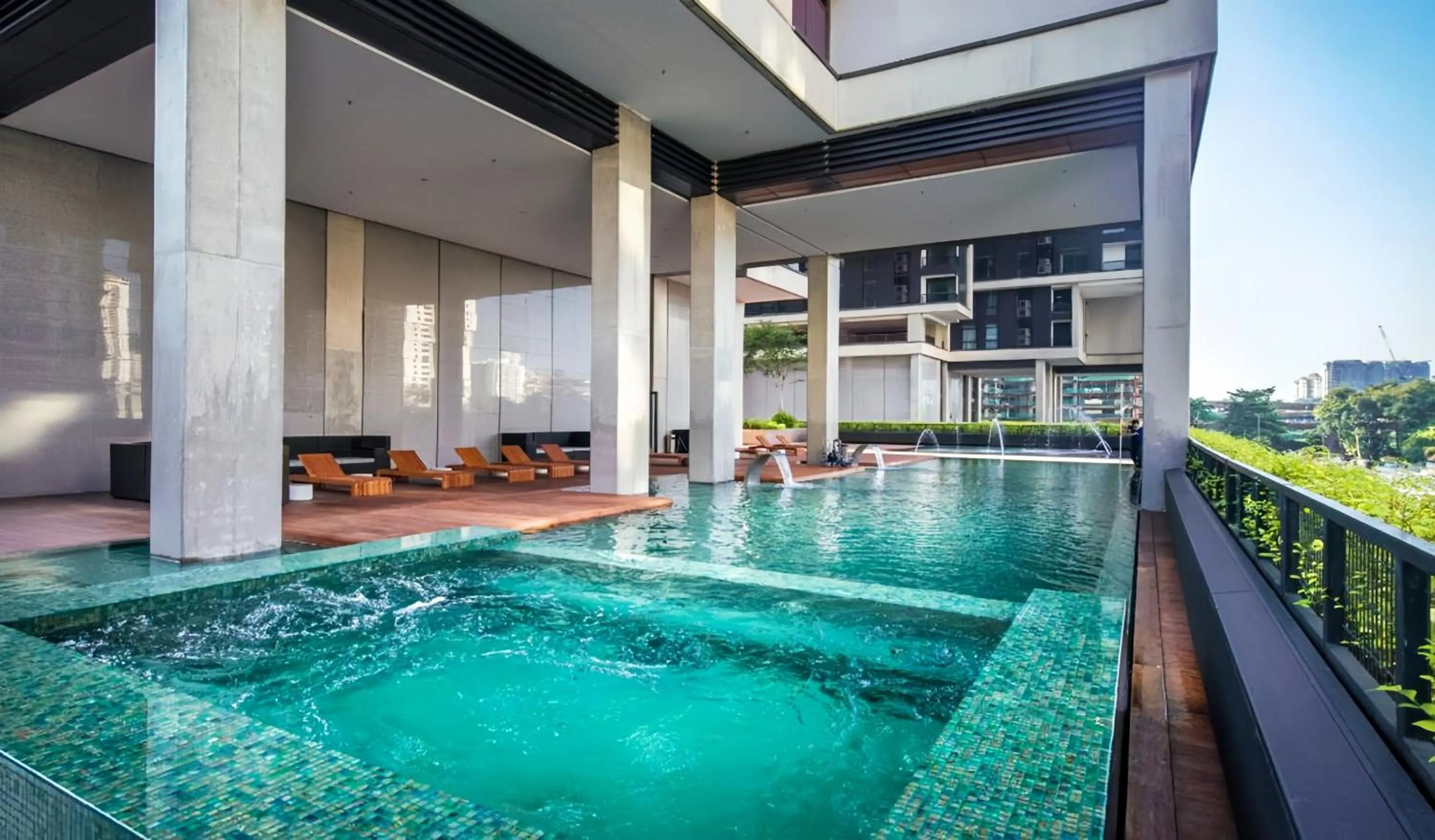 Swimming pool in Arcoris Mont Kiara