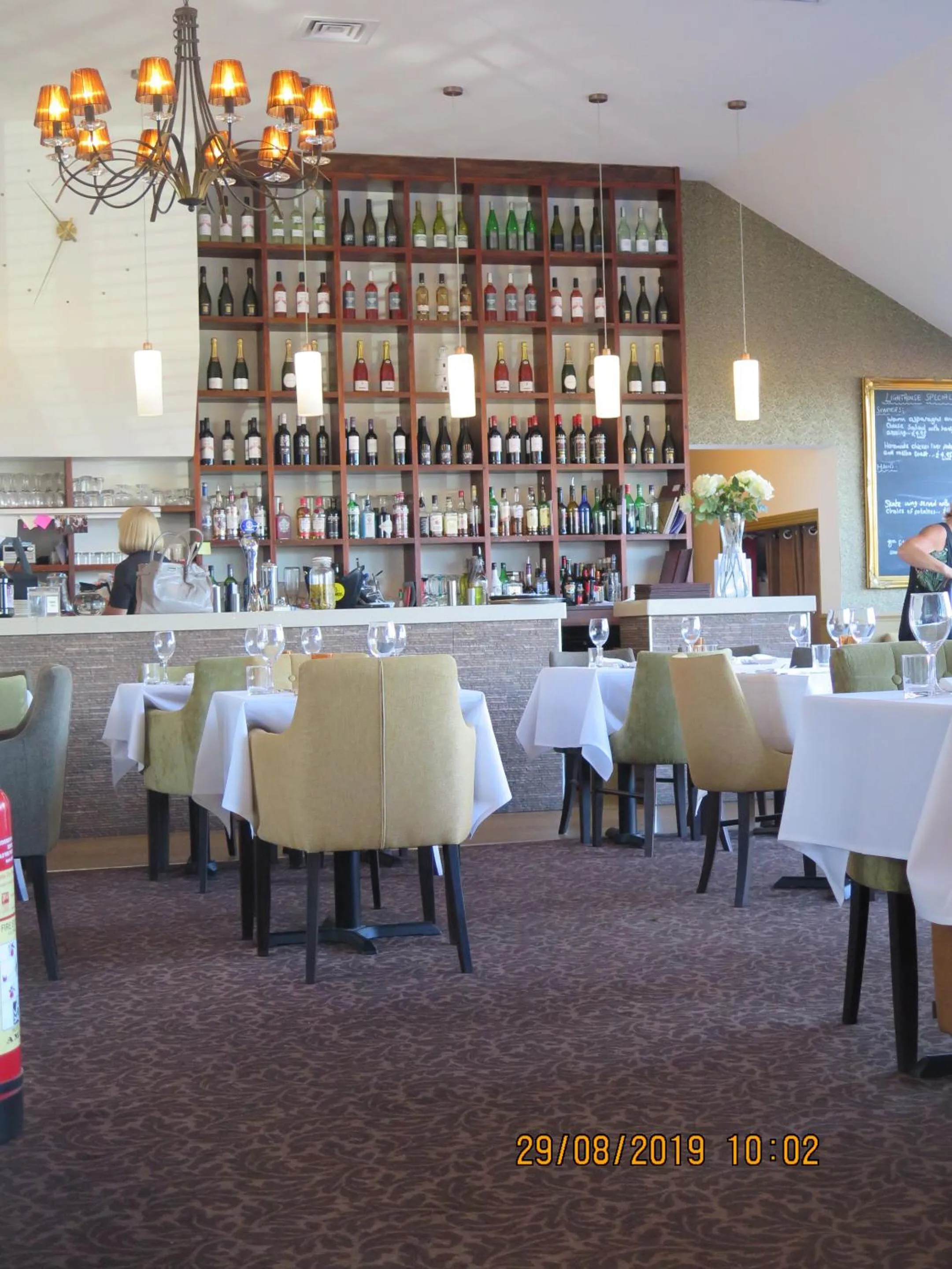 Dining area in Oyster Fleet Hotel